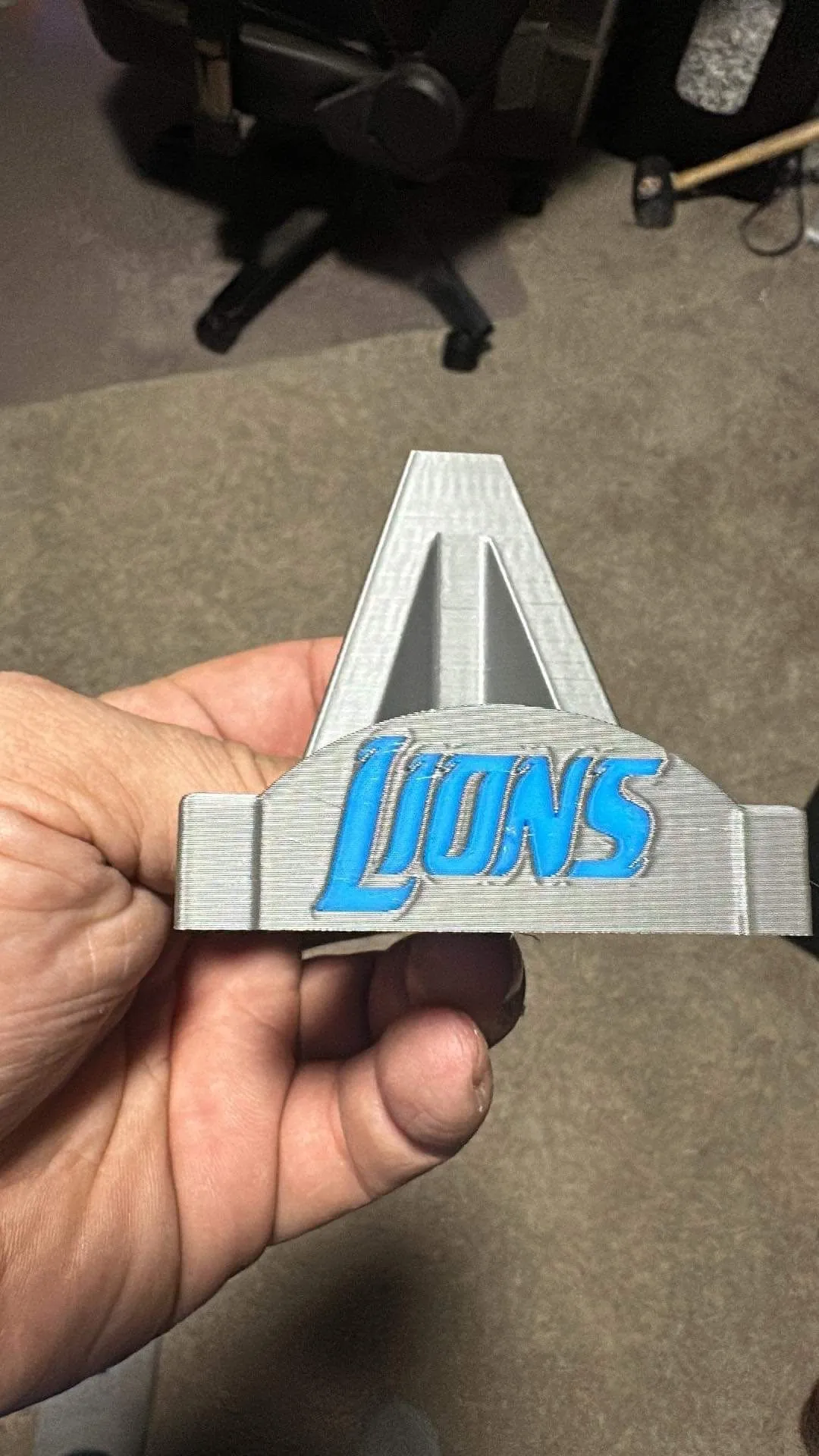 Product image for 3D printed Detroit Lions stand
