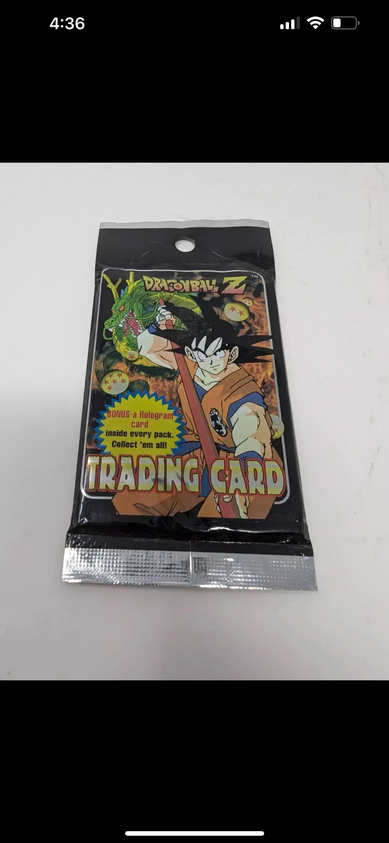 Product image for 1999 Dragonball Z series 1 trading cards