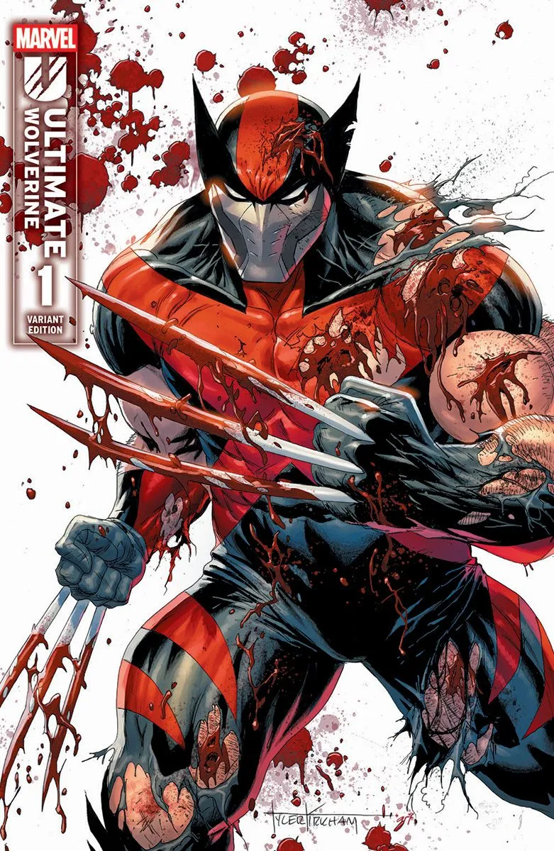 Product image for Ultimate Wolverine #1 Tyler Kirkham Battle Damage Trade Dress