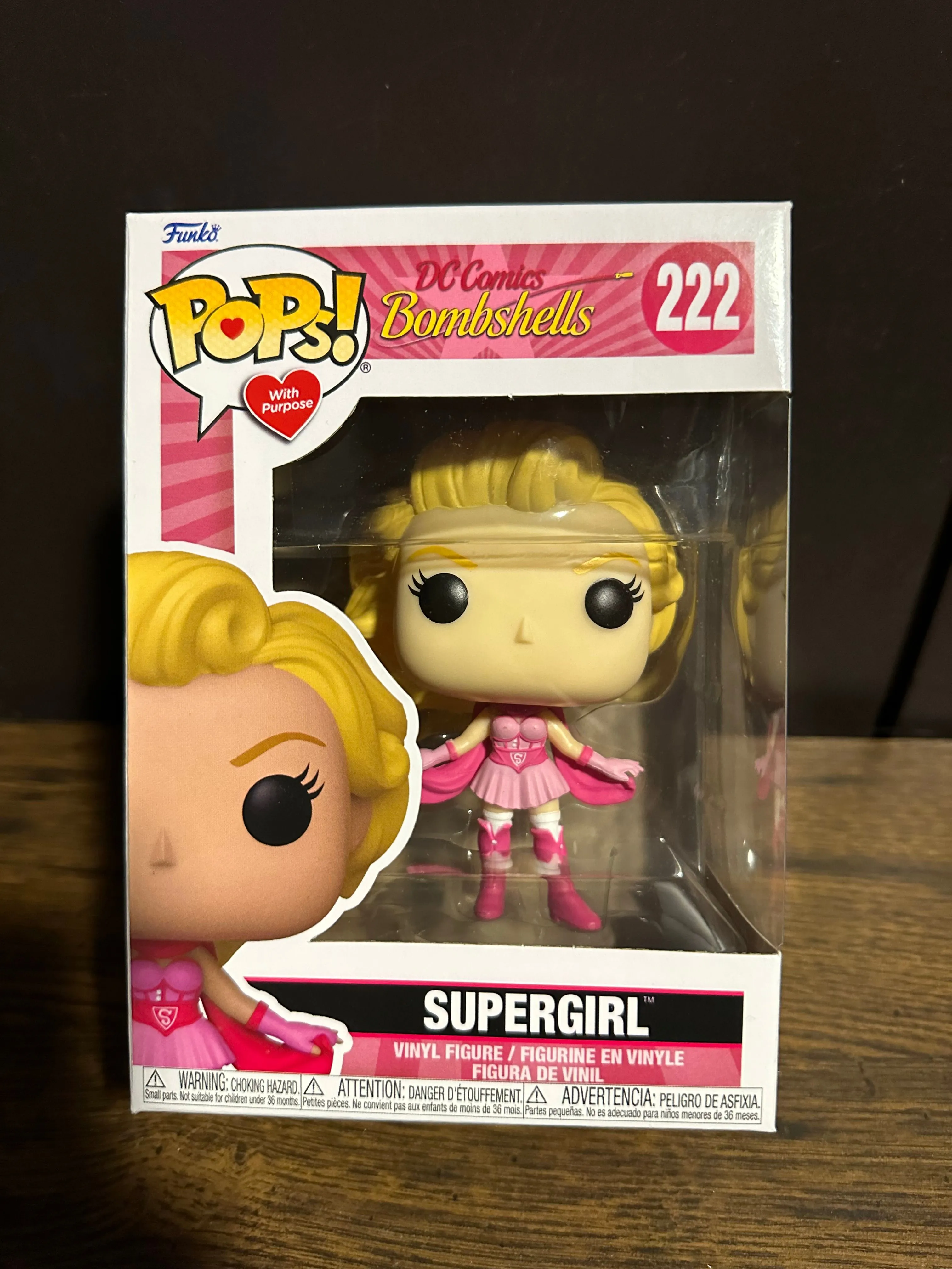Product image for Supergirl (Breast Cancer Awareness)