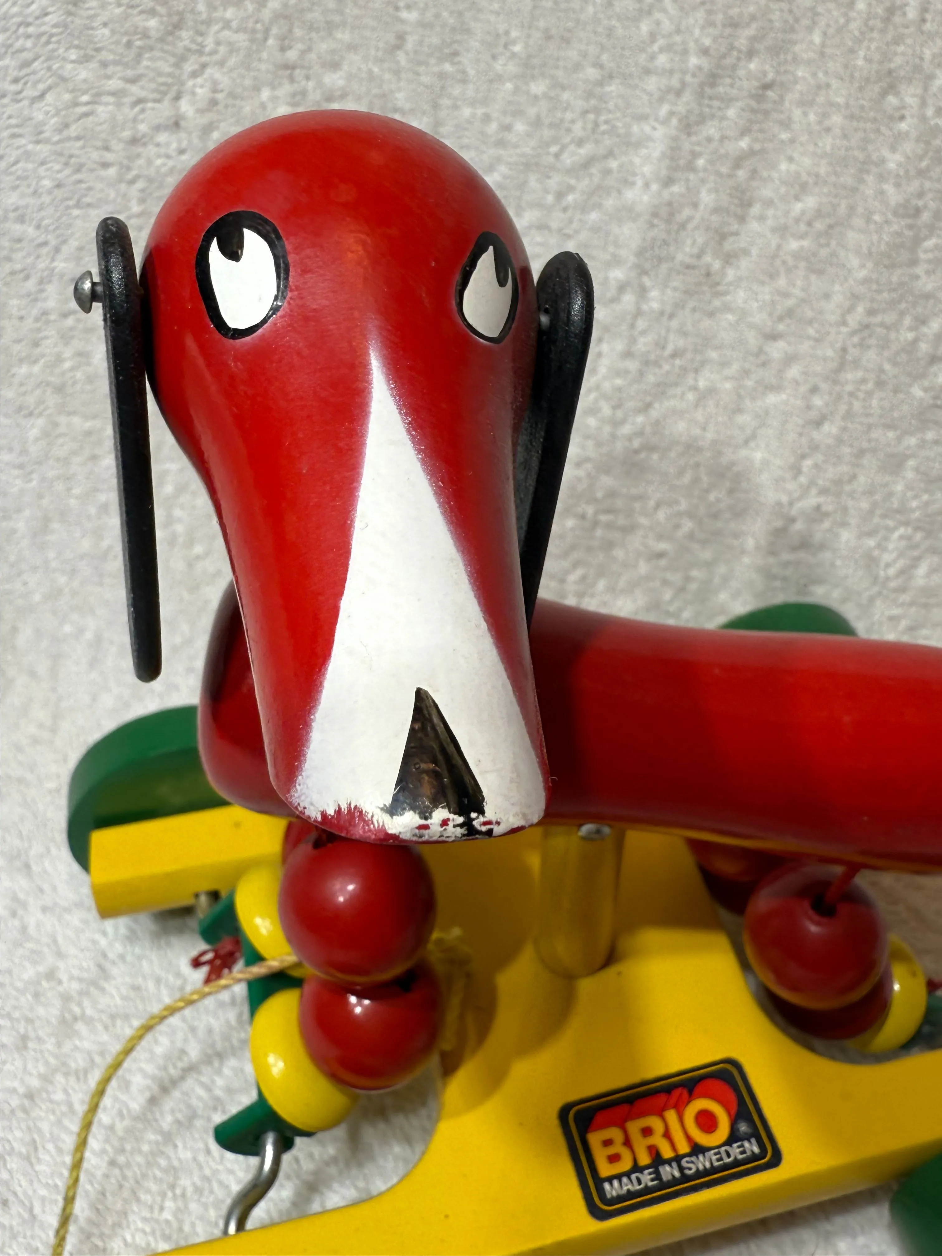 Product image for 47. Brio Dog Pull Toy