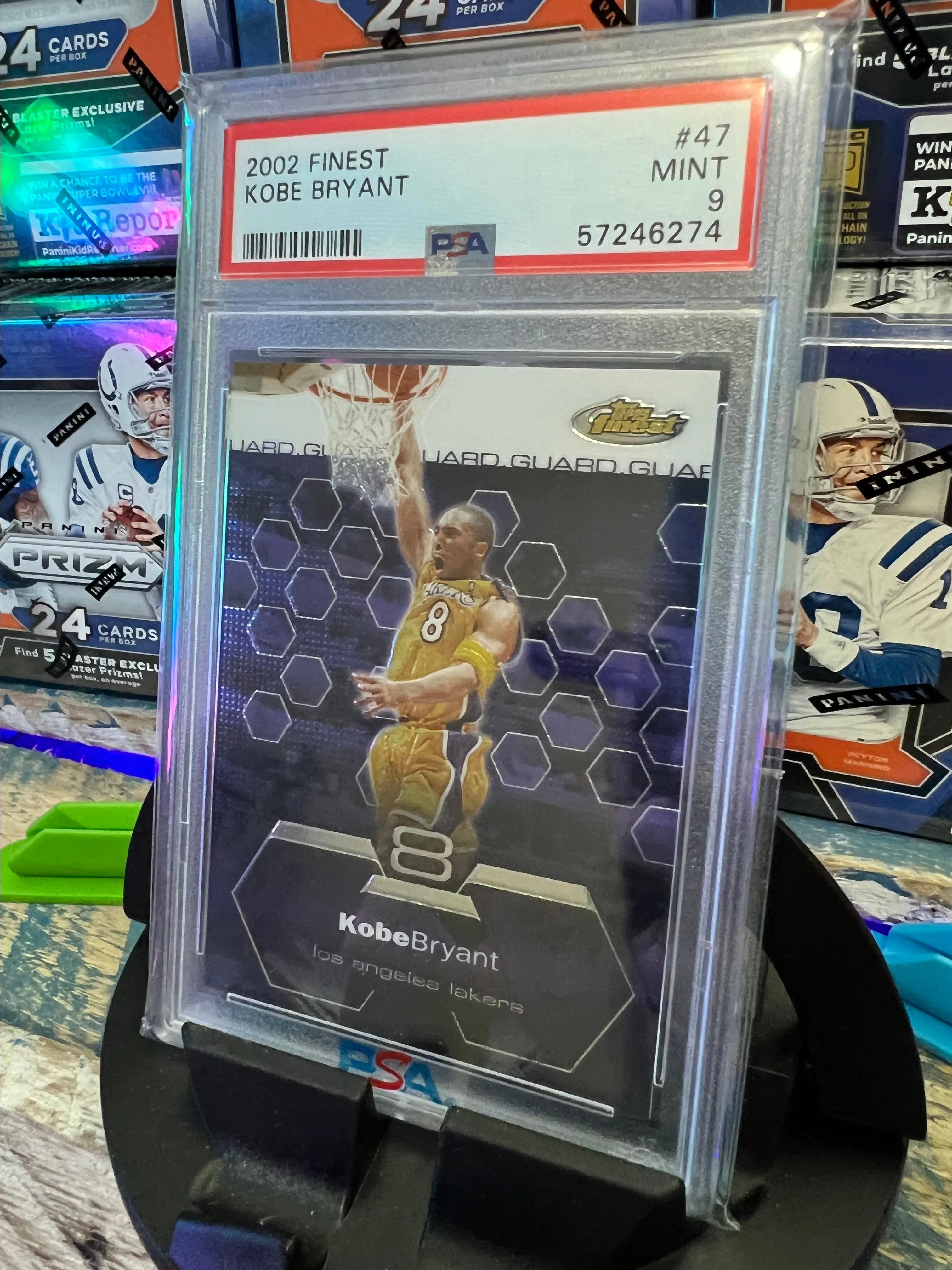 Product image for Kobe Bryant 2002 Finest 47  PSA MINT 9
