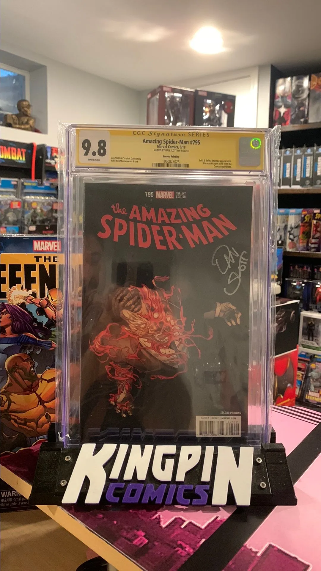 Product image for Amazing Spider-Man #795 SS CGC 9.8 - Dan Slott