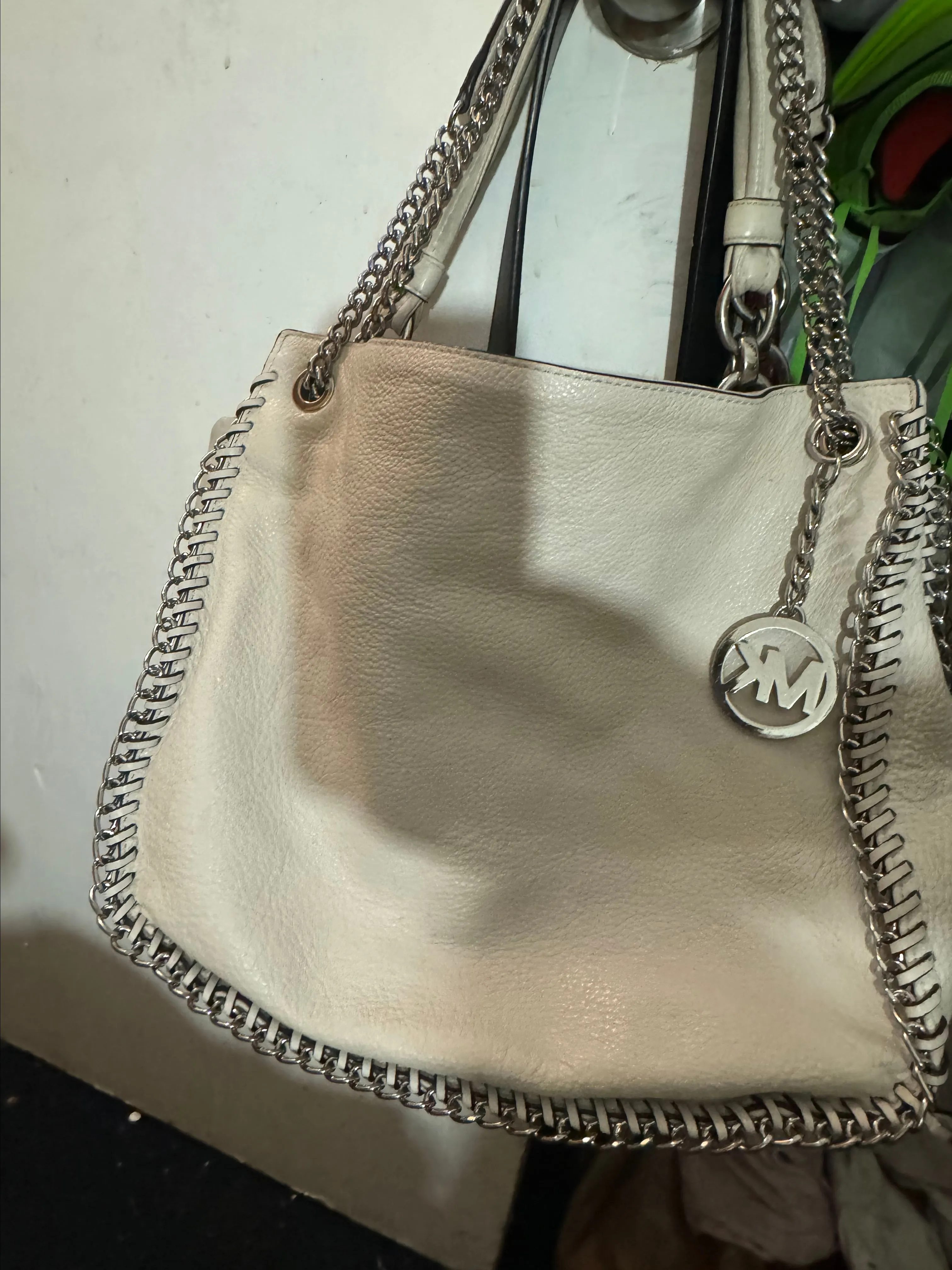 Product image for 36 # MICHAEL KORS LARGE BLACK LEATHER