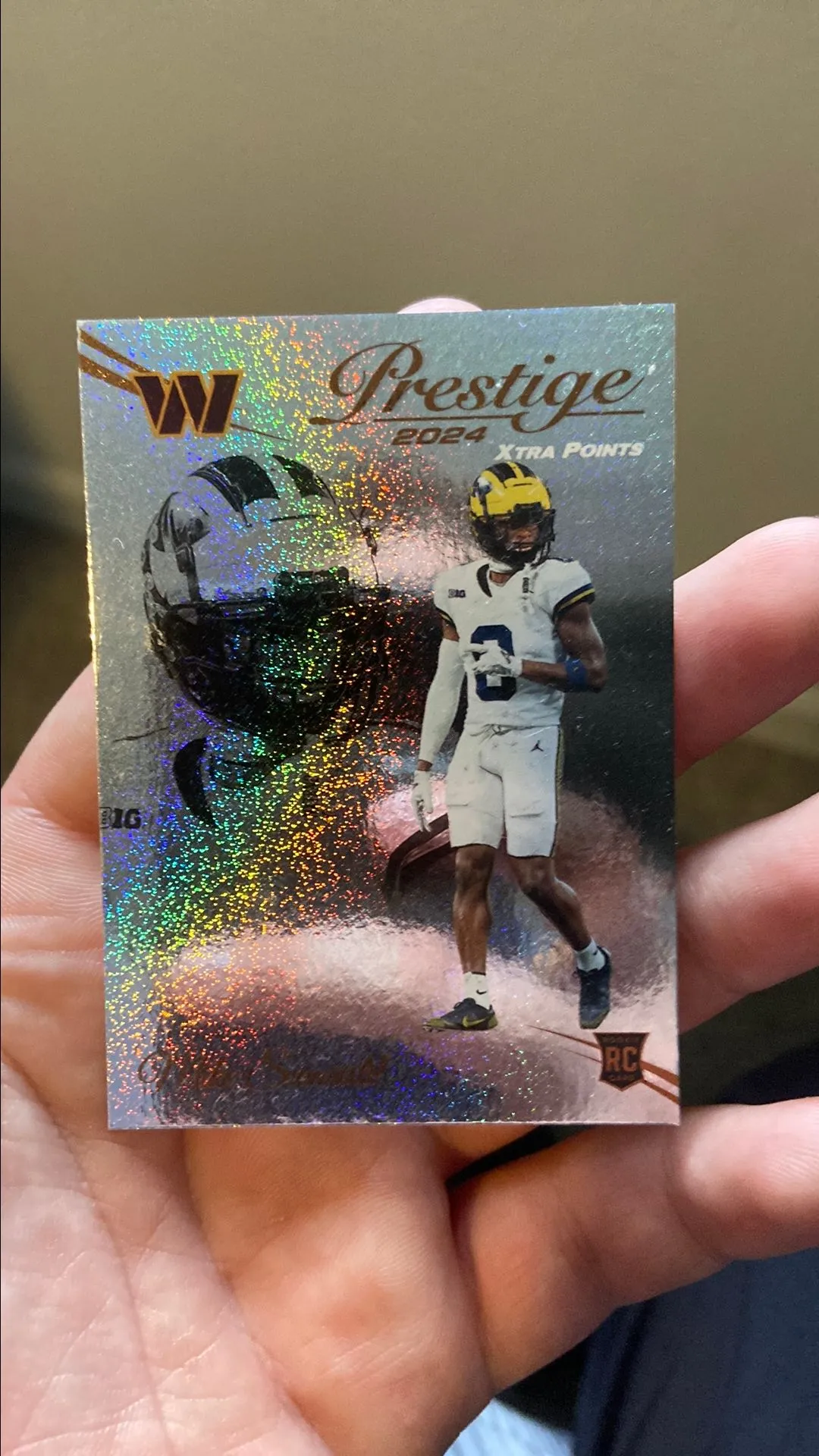 Product image for Mike sainristil Football card