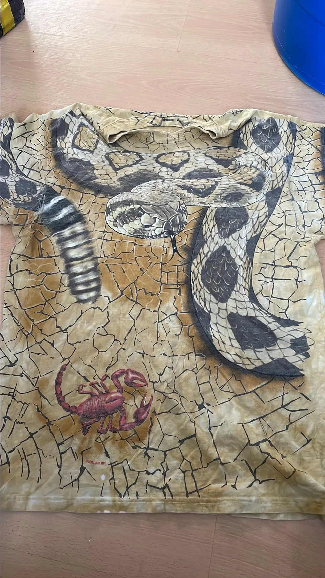 Product image for 1996 LIQUID BLUE RATTLESNAKE AOP SHIRT XL