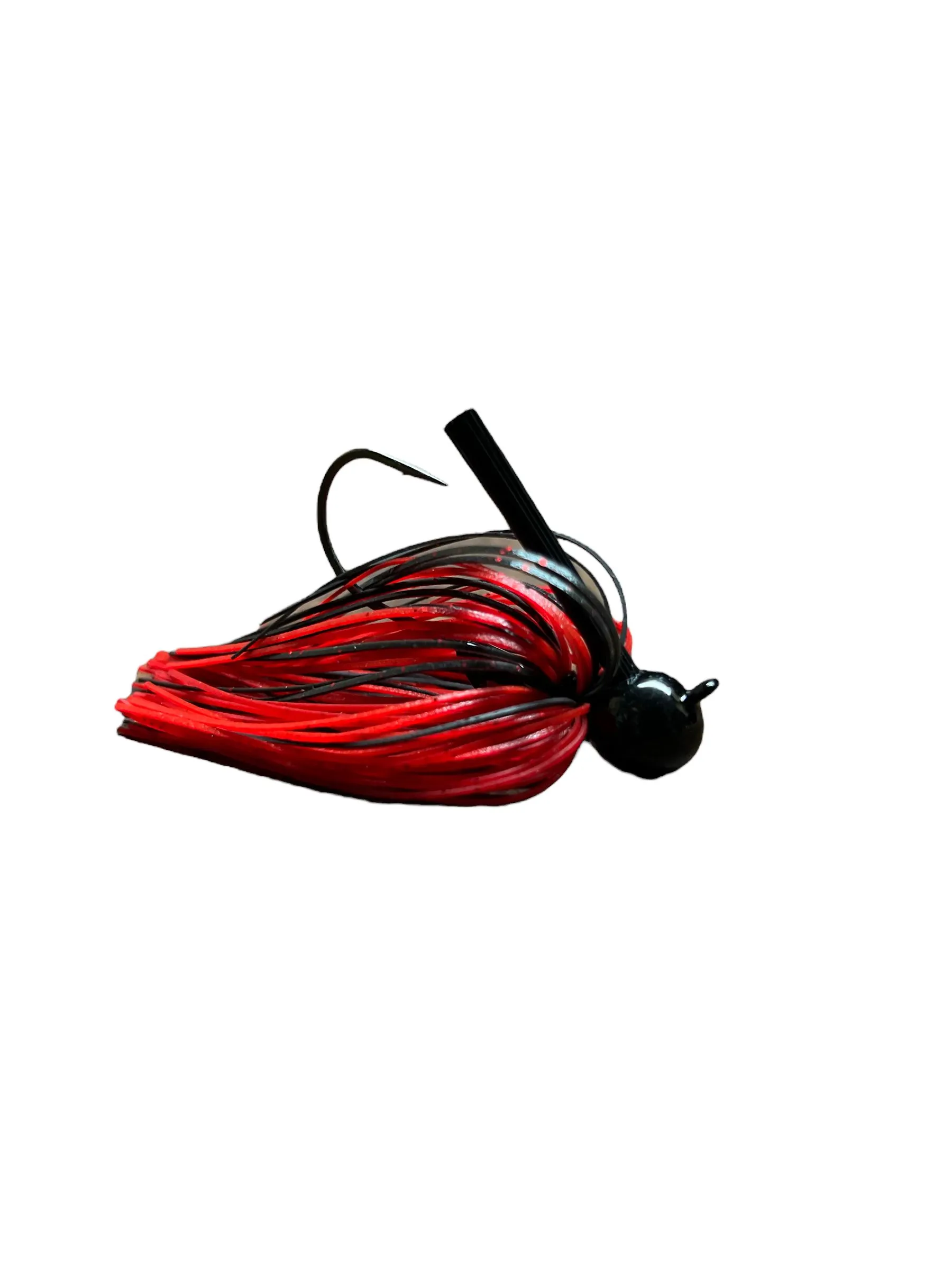 Product image for 5/16 oz Black N Red Ball Head Jig