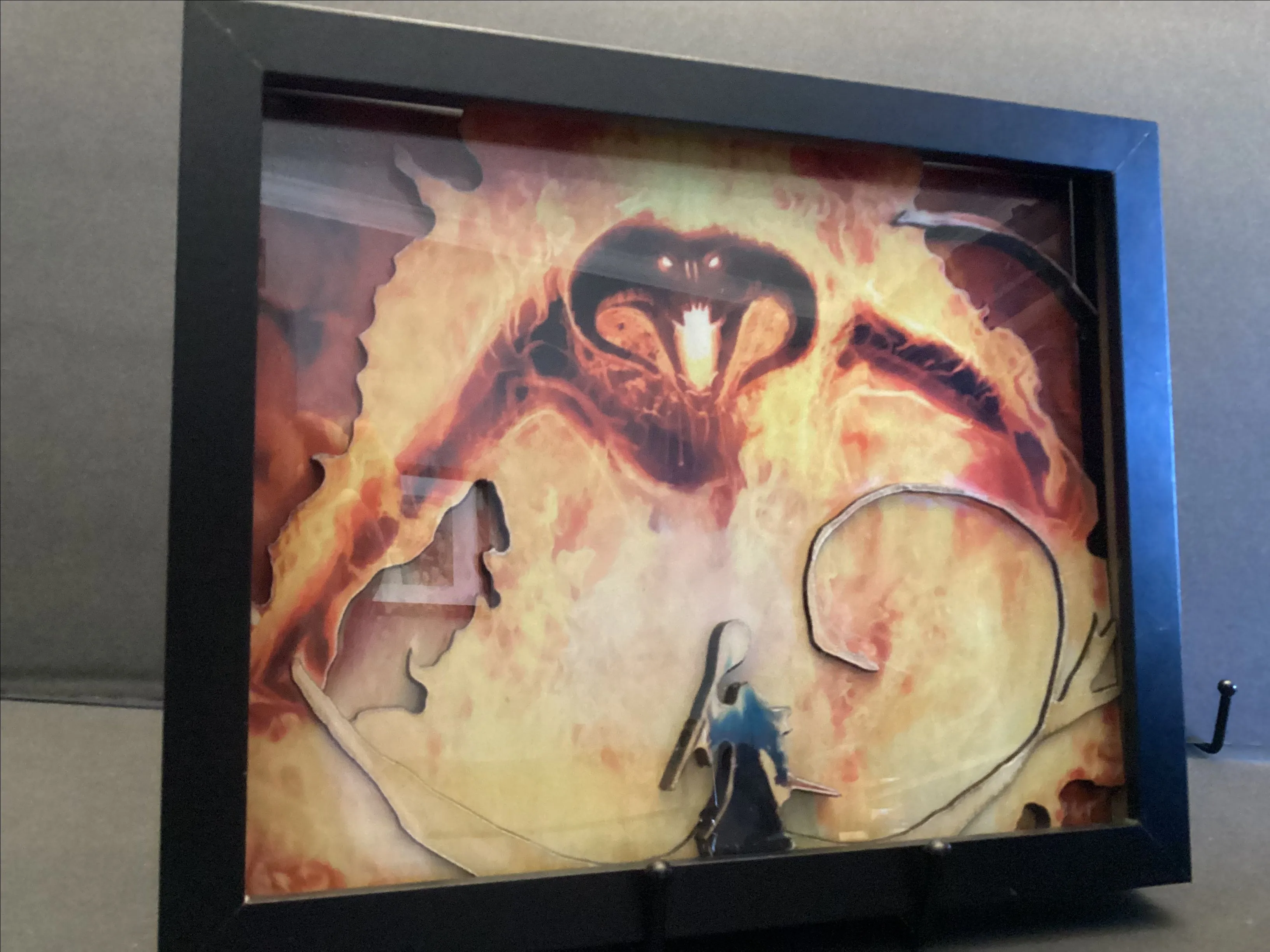 Product image for Lord of the rings  shadowboxed Layered wood art