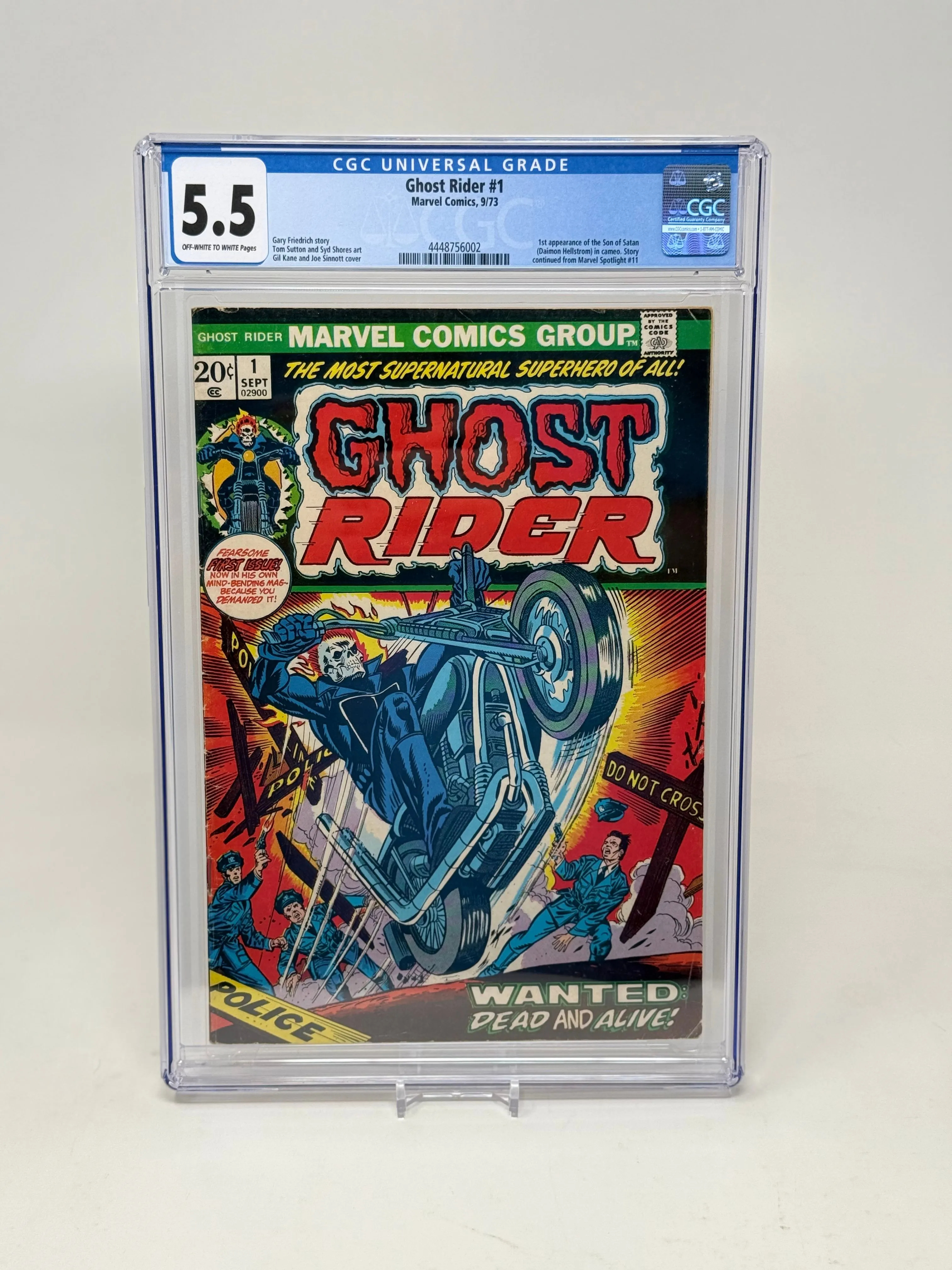Product image for Ghost Rider #1 CGC 5.5