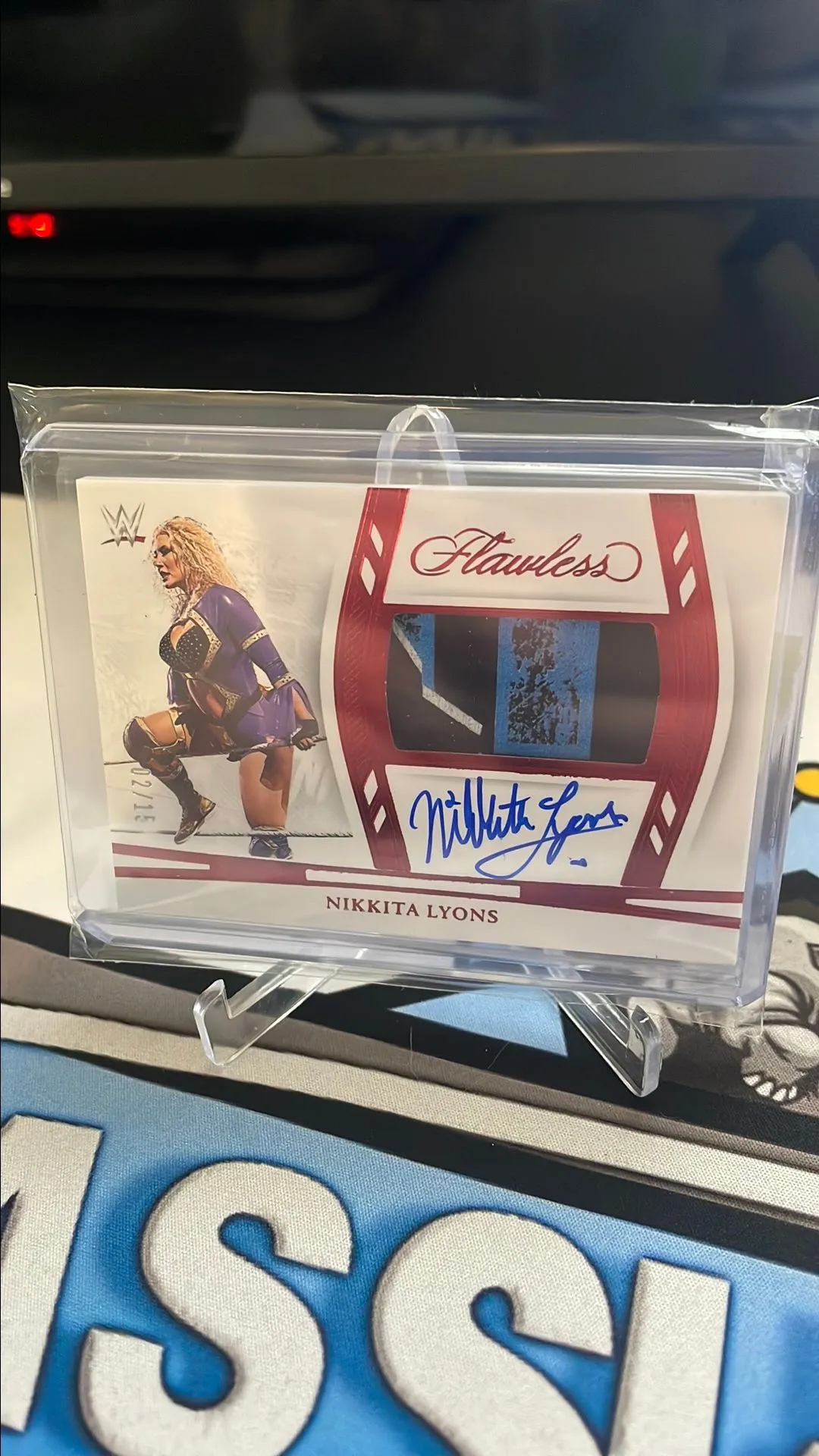 Product image for 2024 Flawless WWE - Nikkita Lyons Patch Auto /15