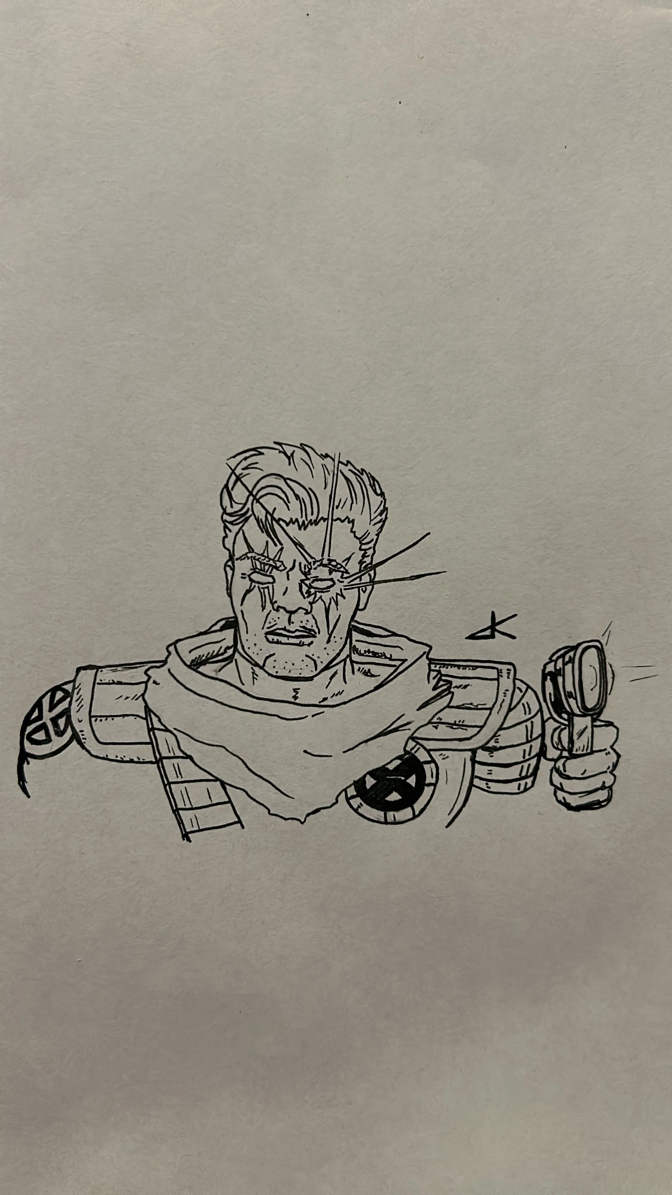 Product image for Cable Xmen pen test Sketch