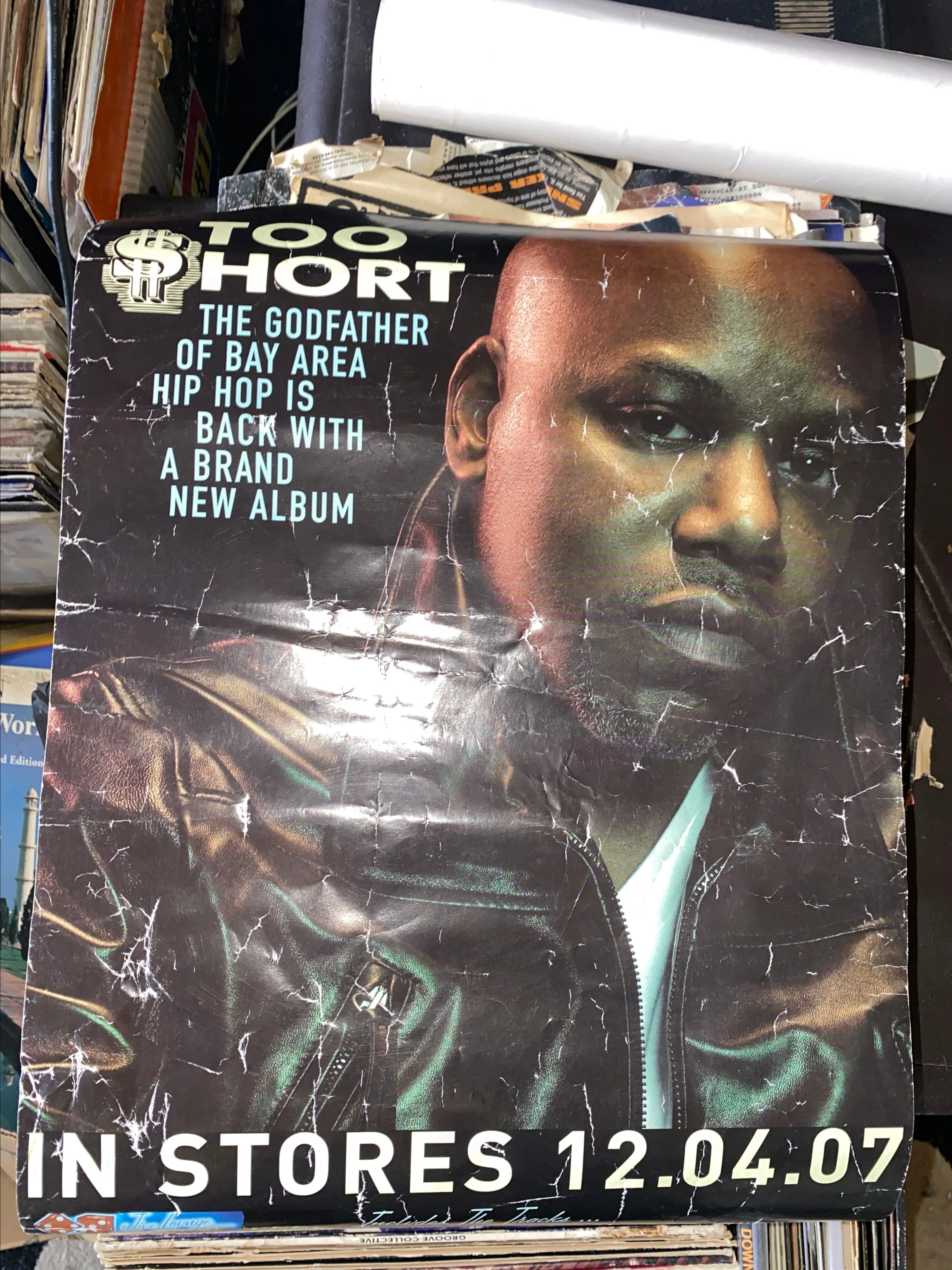 Product image for Too Short's album release on December 4, 2007. It reads: TOO $HORT THE GODFATHER OF BAY AREA HIP HOP