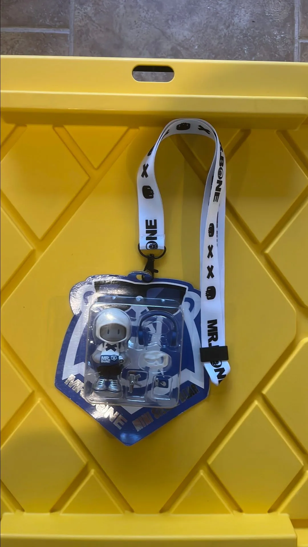 Product image for MR.Bone Mini Silver Bear key chain
