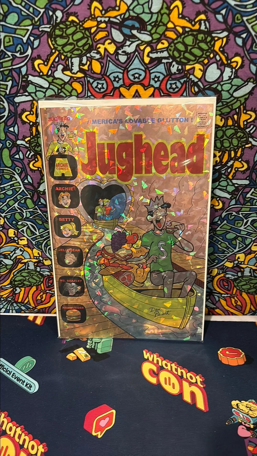 Product image for JUGHEAD #78 Dan Parent Archie Exclusive Variant LOVE TUNNEL one of one 1/1 Foil Crystal