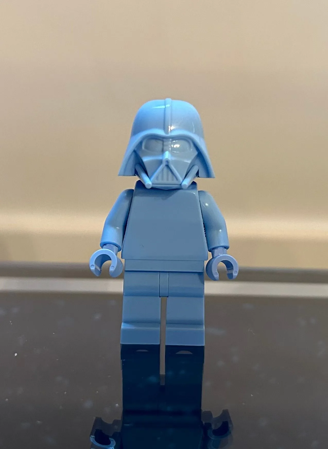 Product image for LEGO SW Monochrome Minifigure - Bright Light Blue Solid Vader - Unreleased