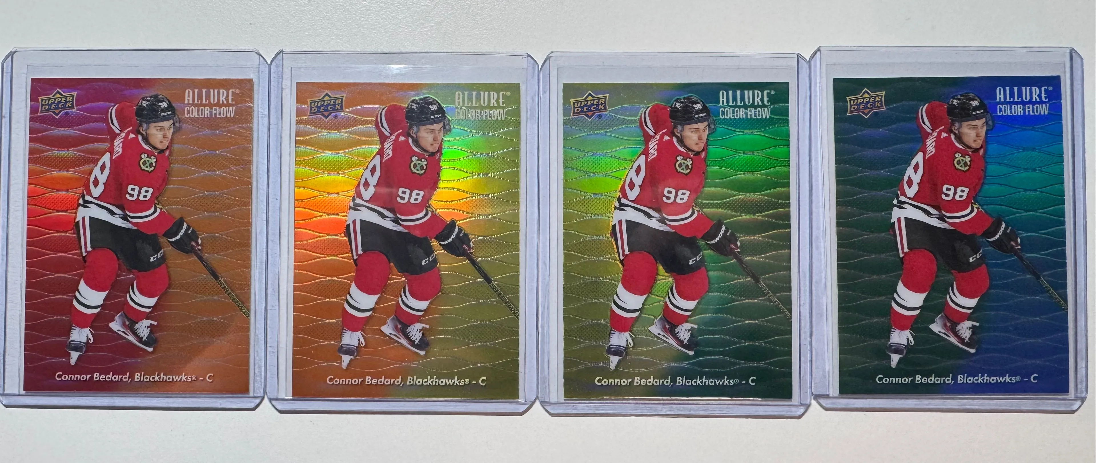 Product image for Bedard rookie year Color Flow Lot (missing one)- OFFERS ON