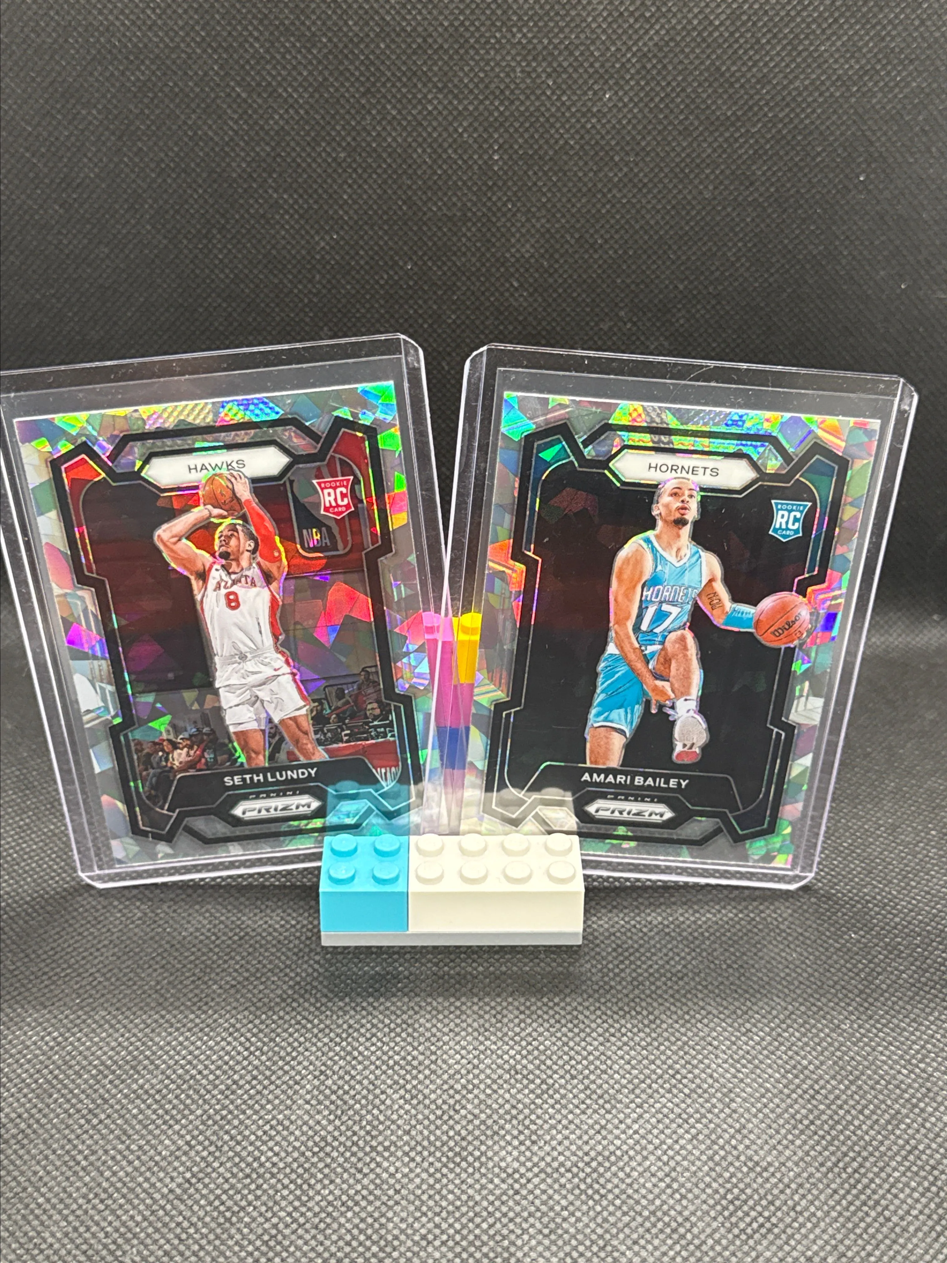 Product image for 2023-24 Prizm Ice Rookie Lot (Amari Bailey/Seth Lundy)
