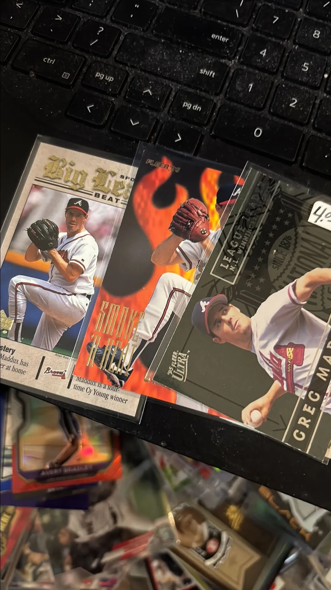 Product image for Greg Maddux Insert Lot Braves