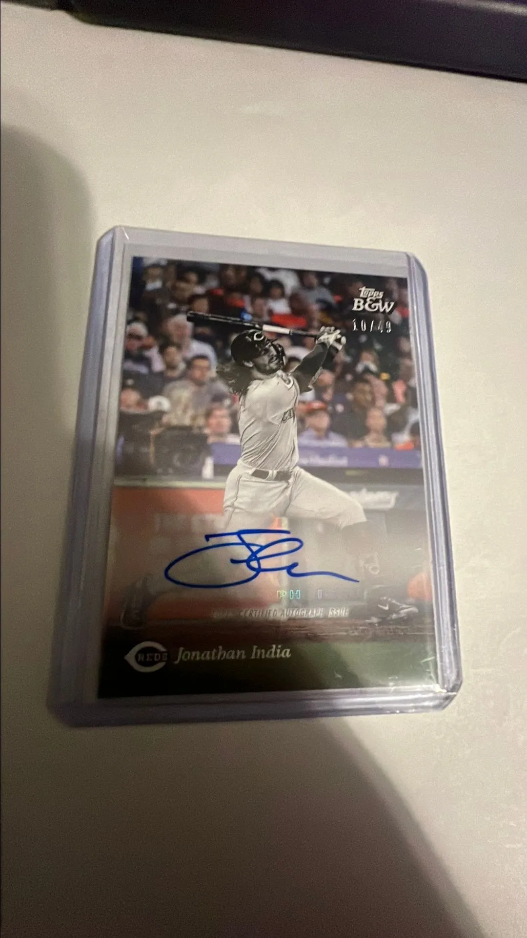 Product image for 2023 Topps B&W Johnathan India 10/49