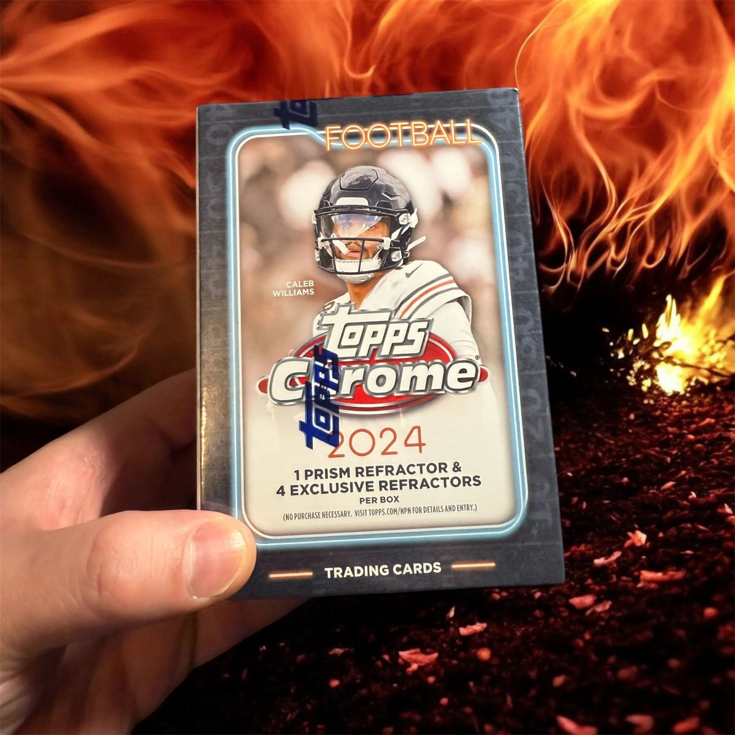 Product image for 2024 TOPPS CHROME NFL BLASTER BOX