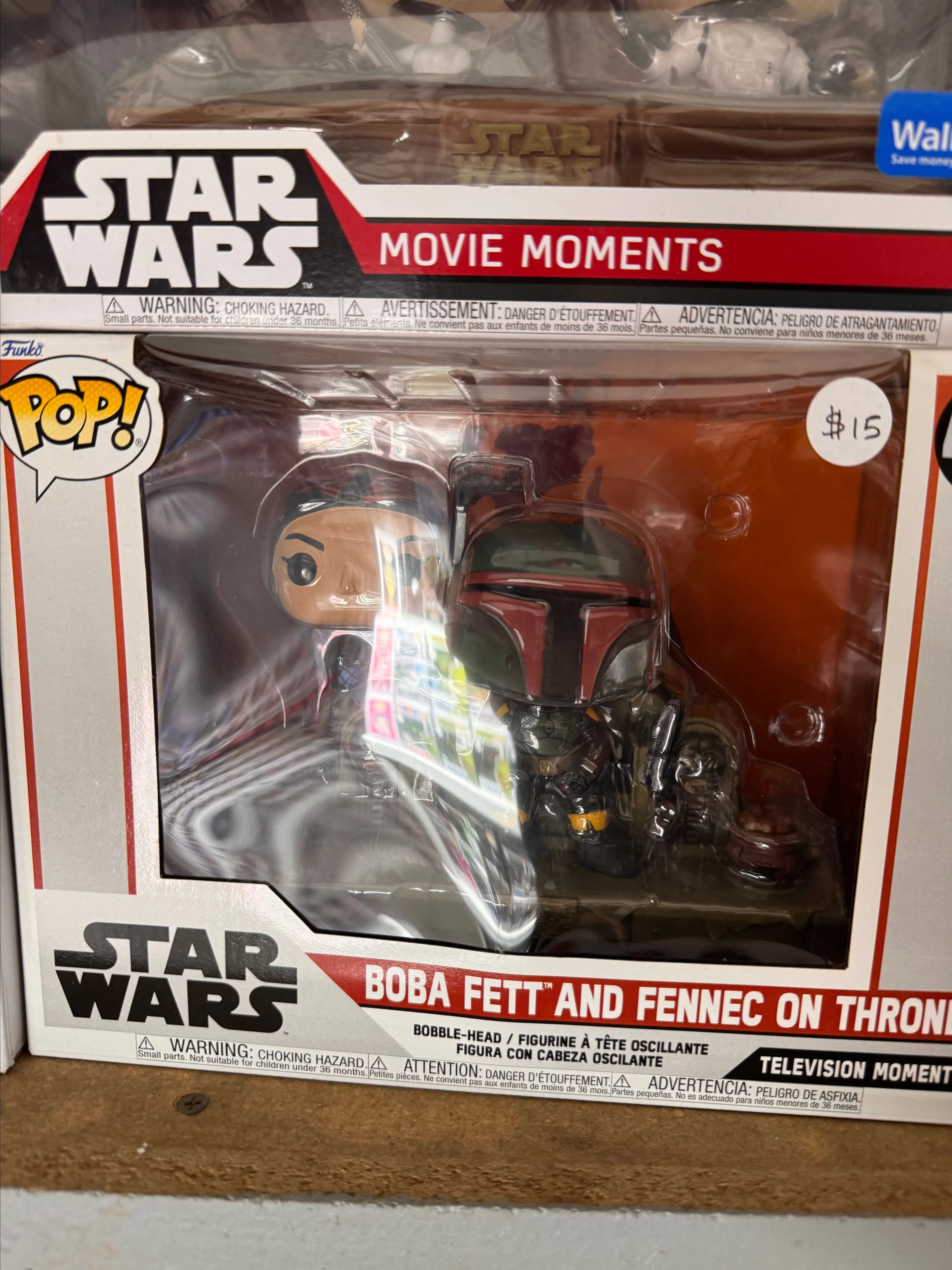 Product image for Star Wars Boba fett and fennec on throne moments