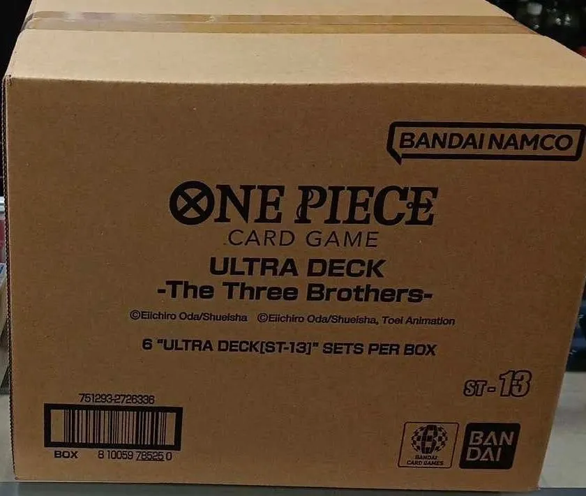 Product image for One Piece The Three Brothers Ultra Deck ST-13 Sealed Case