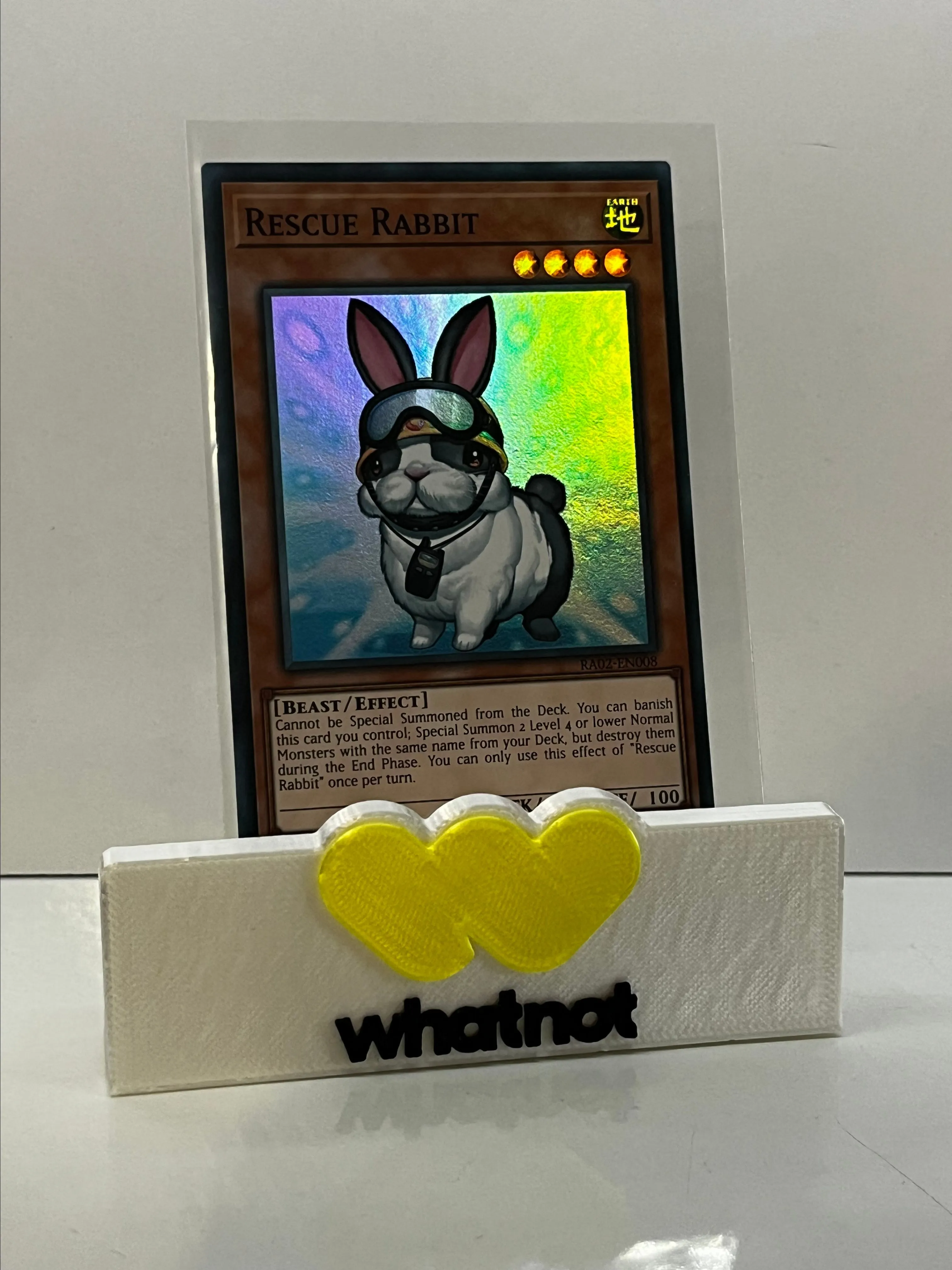 Product image for Yugioh Rescue Rabbit	RA02-EN008	1st edition	Quarter Century Secret Rare
