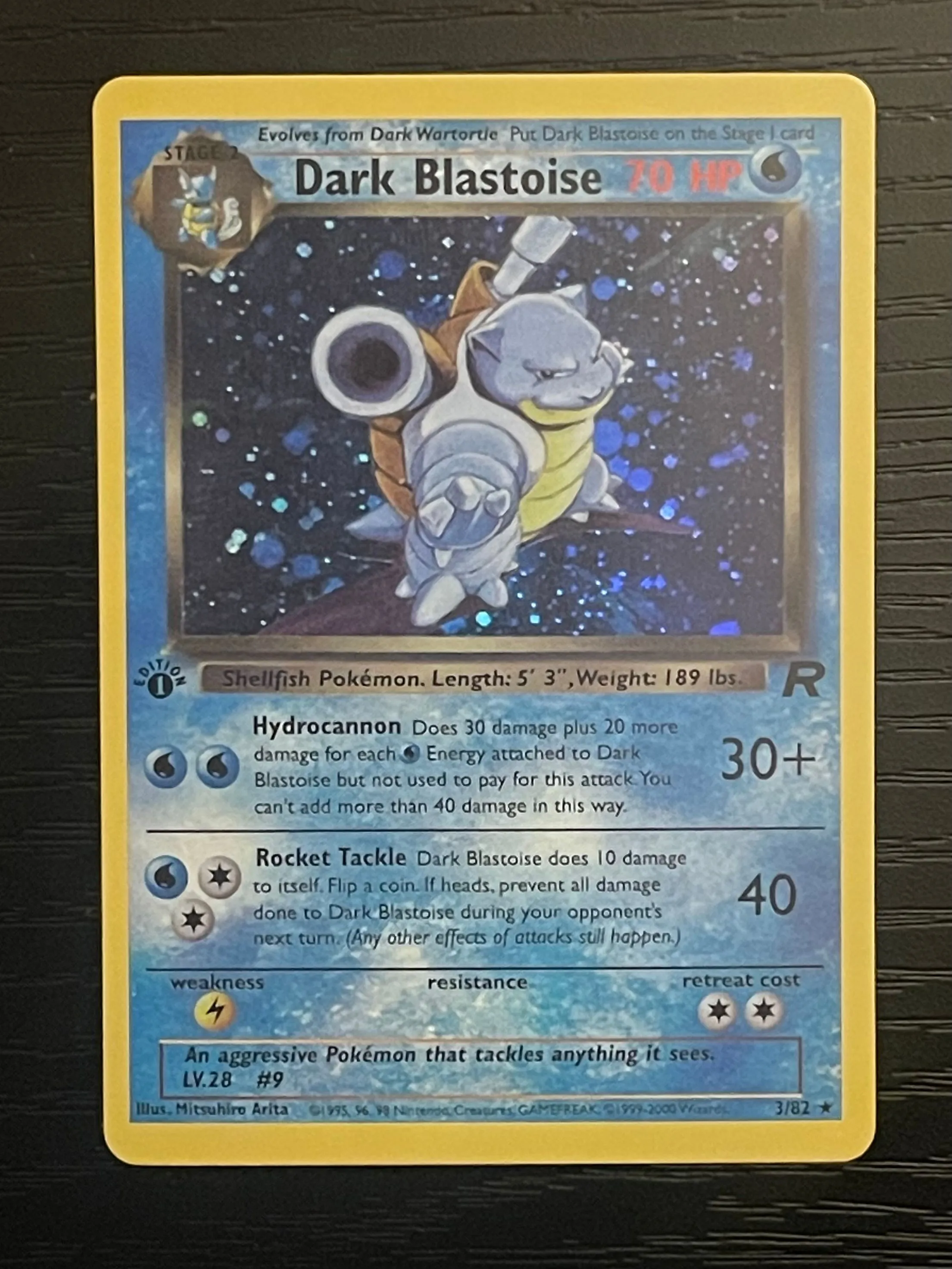 REPRODUCTION PROXY 1st Edition Dark Blastoise Holo Pokmon TCG Card   Whatnot: Shop, Sell, Connect
