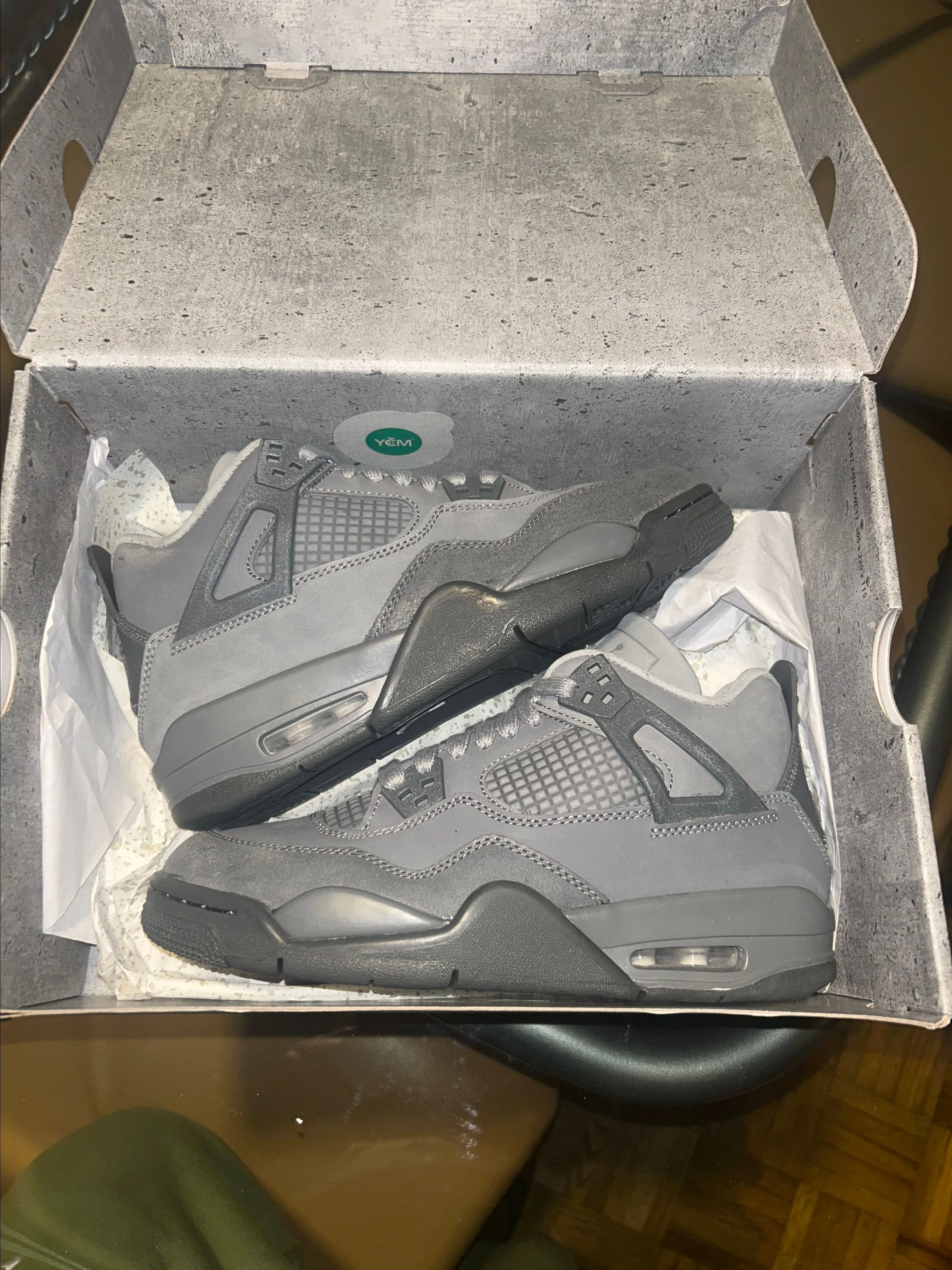 Product image for Jordan 4 wet Cement Paris Olympics 5.5Y