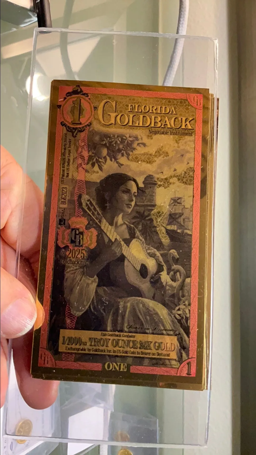 Product image for FLORIDA GOLD BACK ONE