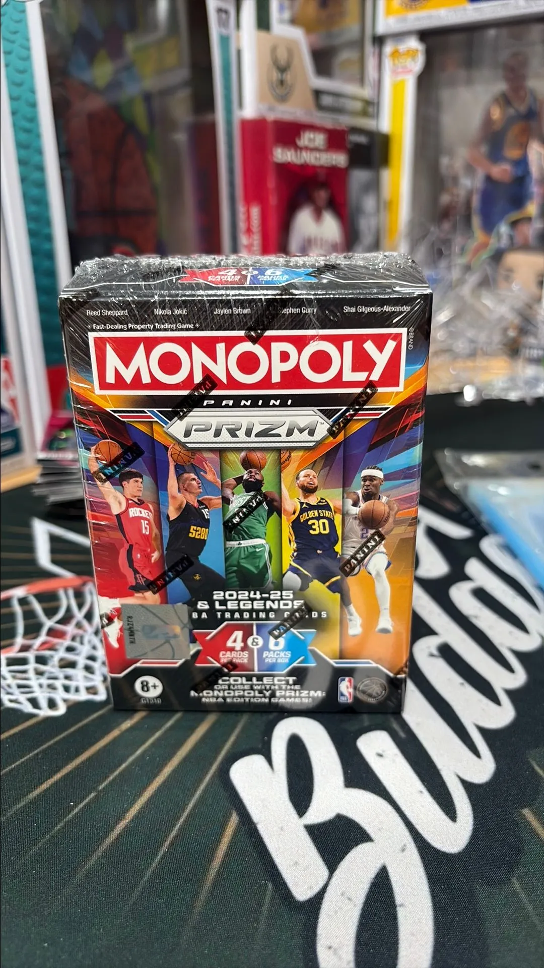 Product image for 2024-25 Panini Monopoly Prizm Blaster Box NBA