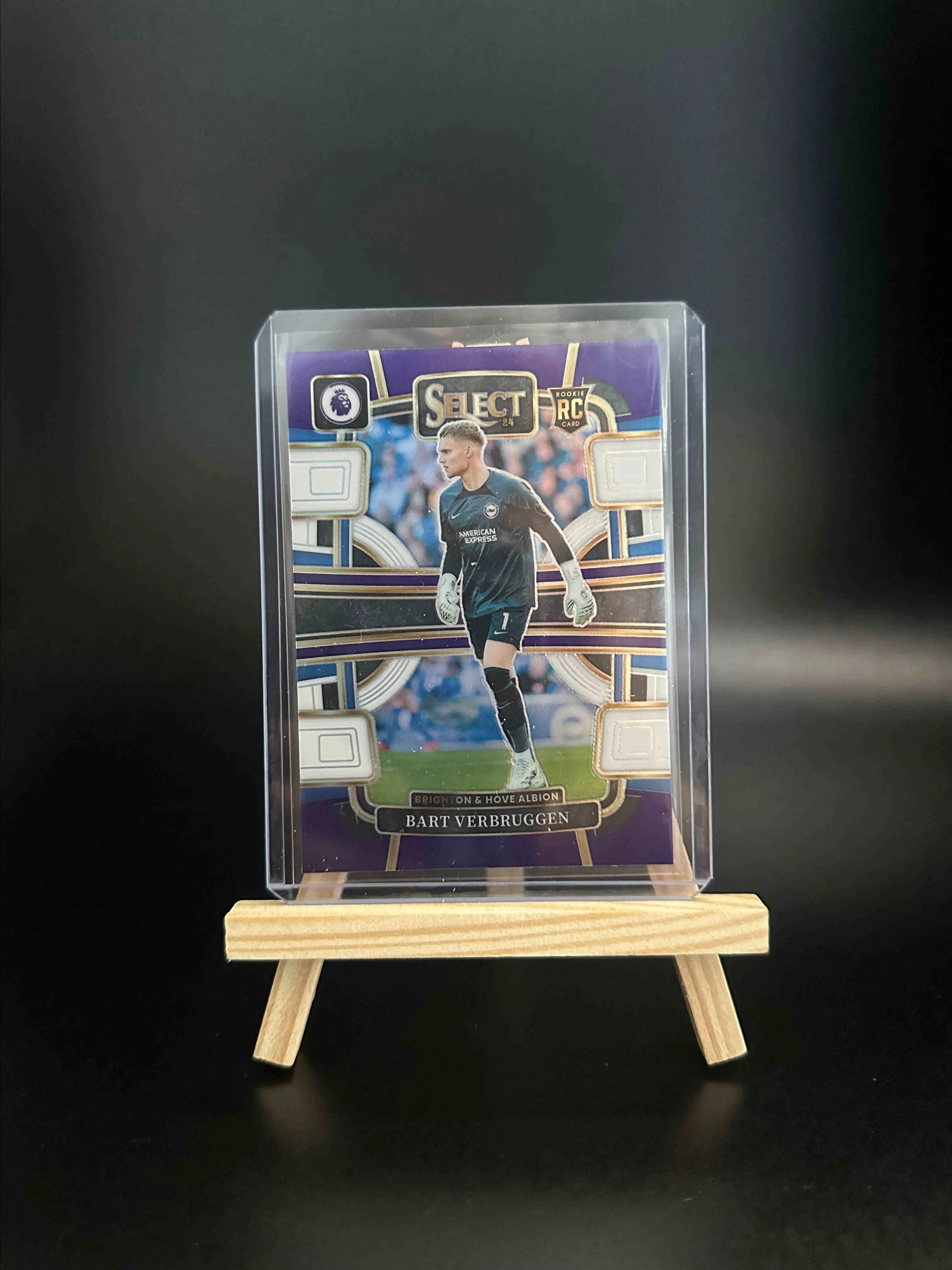Product image for Bart Vebruggen 2022-23 Purple Mojo, Select Rookie Card