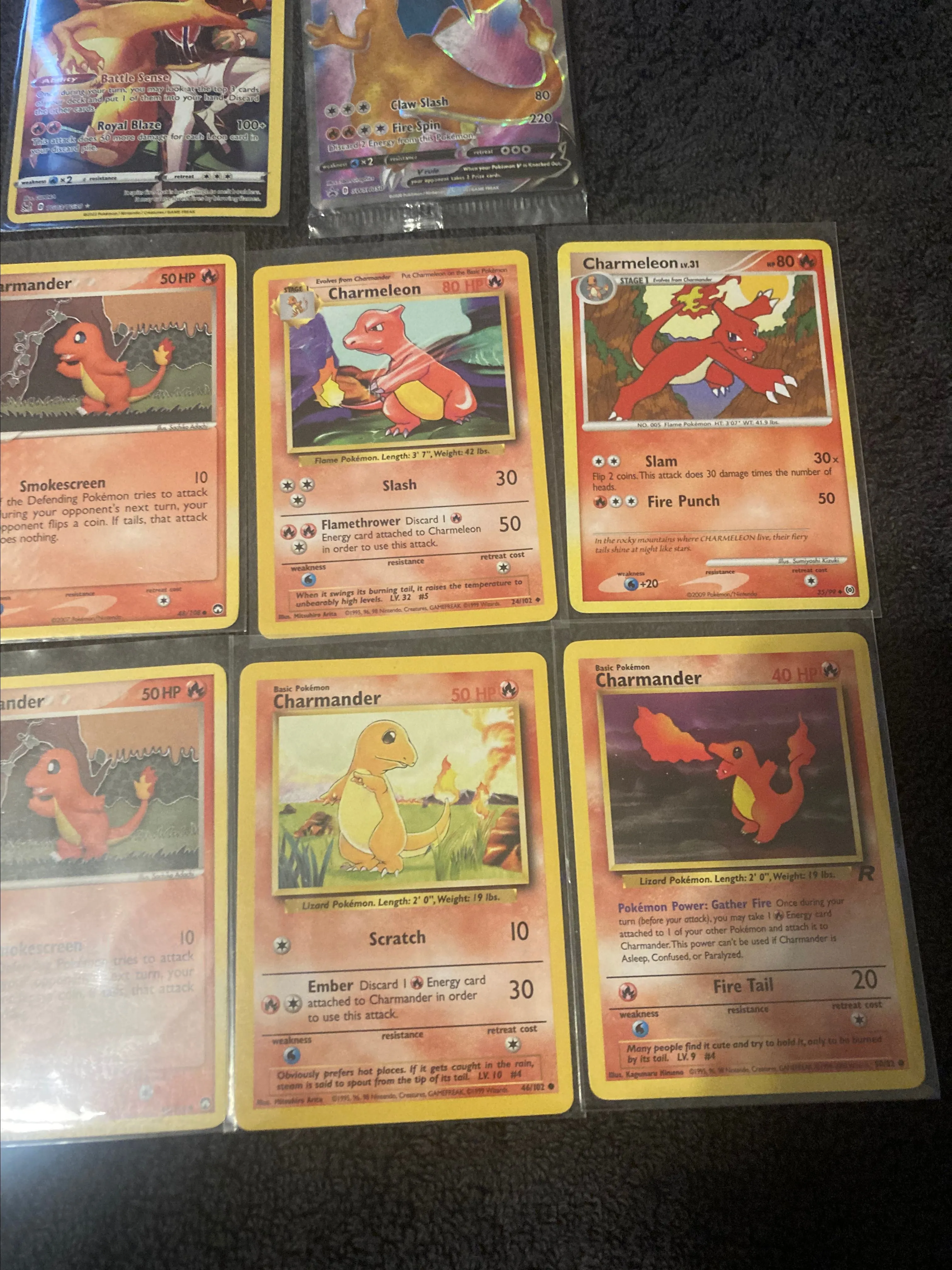Charizard Evolution Lot Of 11! Charmander, Charmeleon, Charizard!   Whatnot: Shop, Sell, Connect