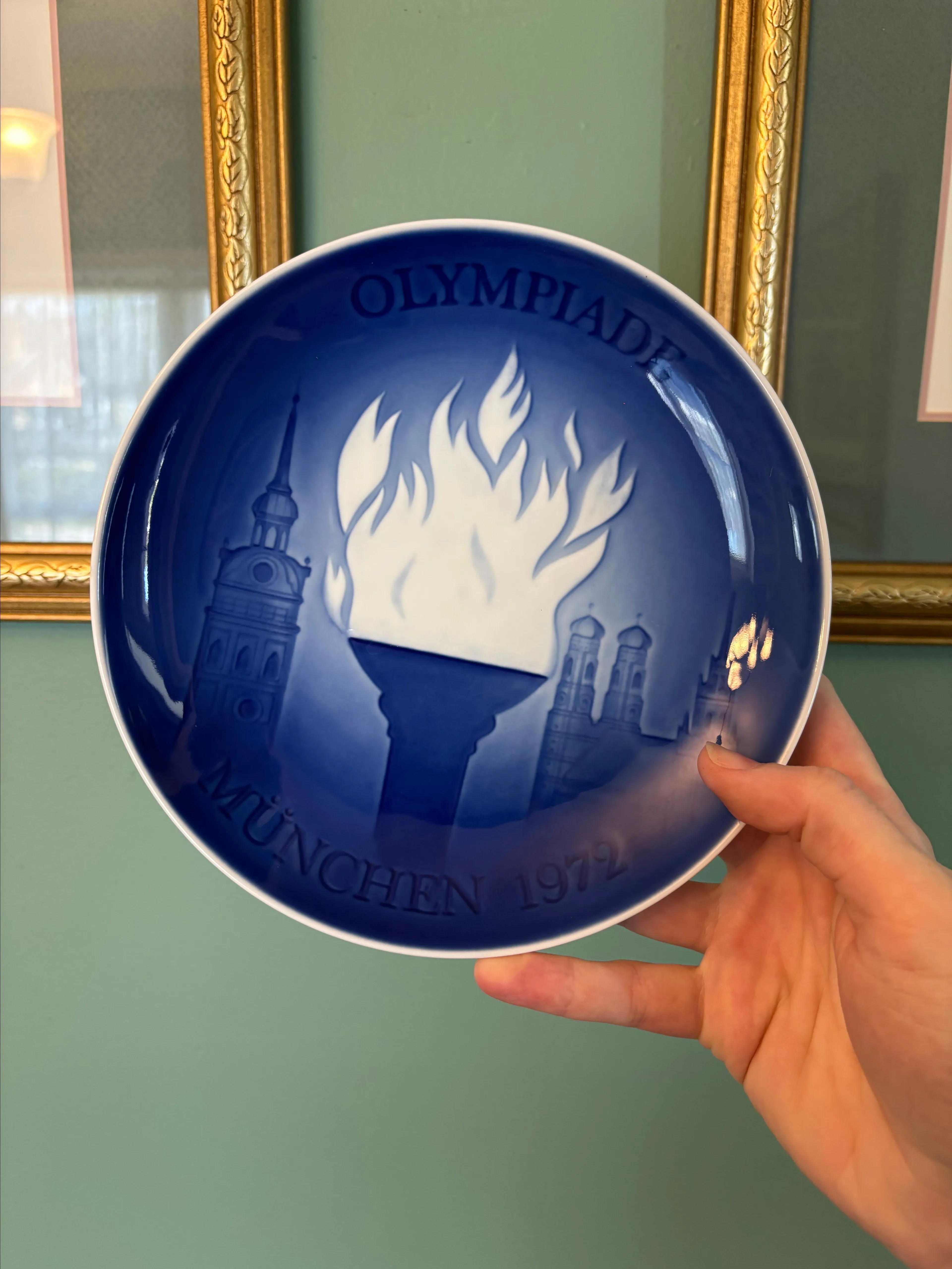 Product image for Copenhagen Porcelain 9482 1972 Munich Olympics Wall Plate
