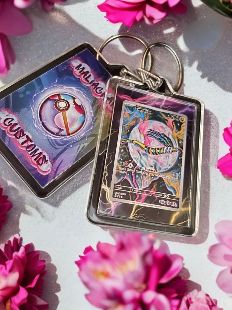 Product image for Giratina custom card design keyring