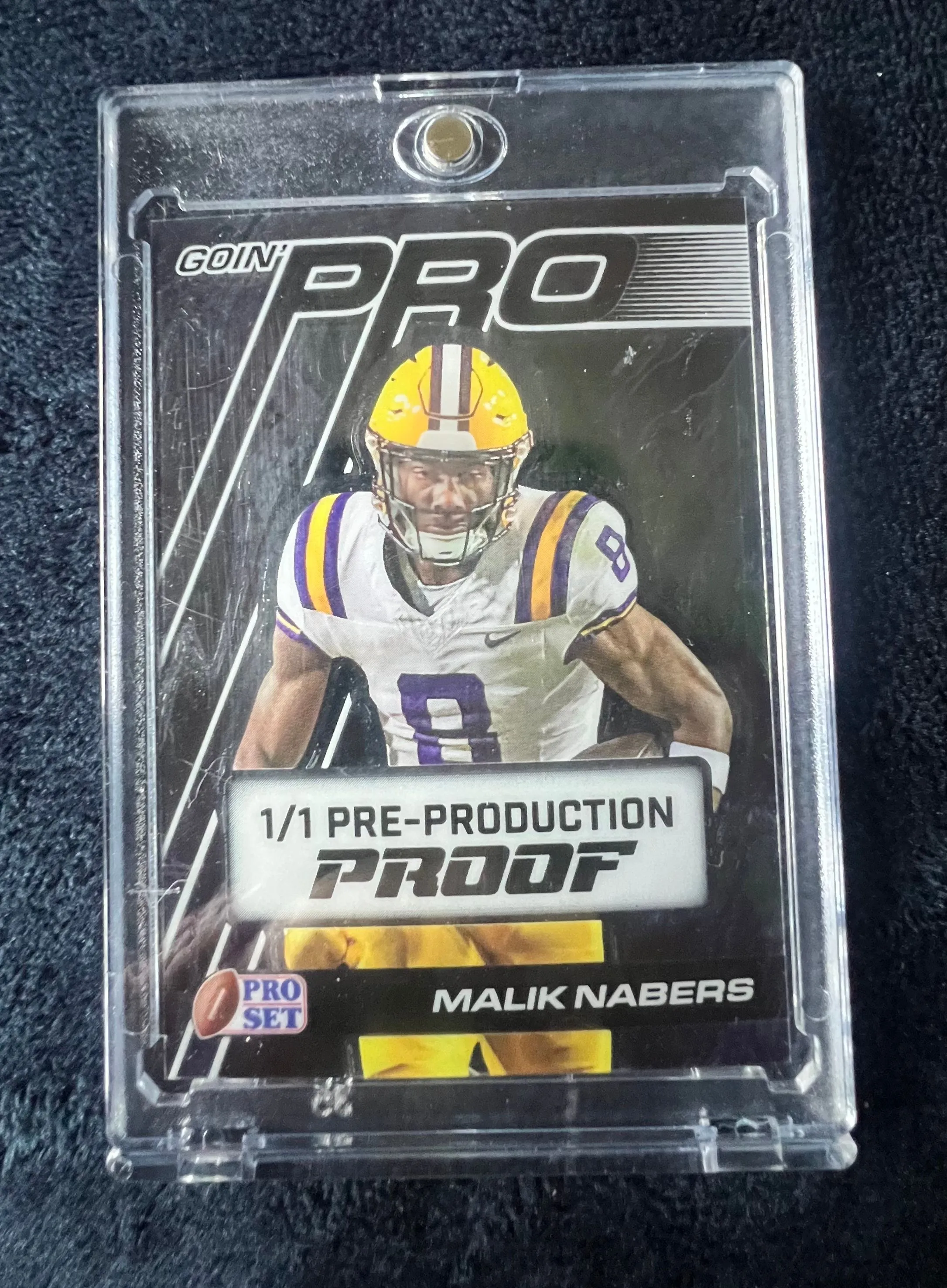 Product image for Malik Nabers Goin' Pro 1/1 Pre-Production Proof