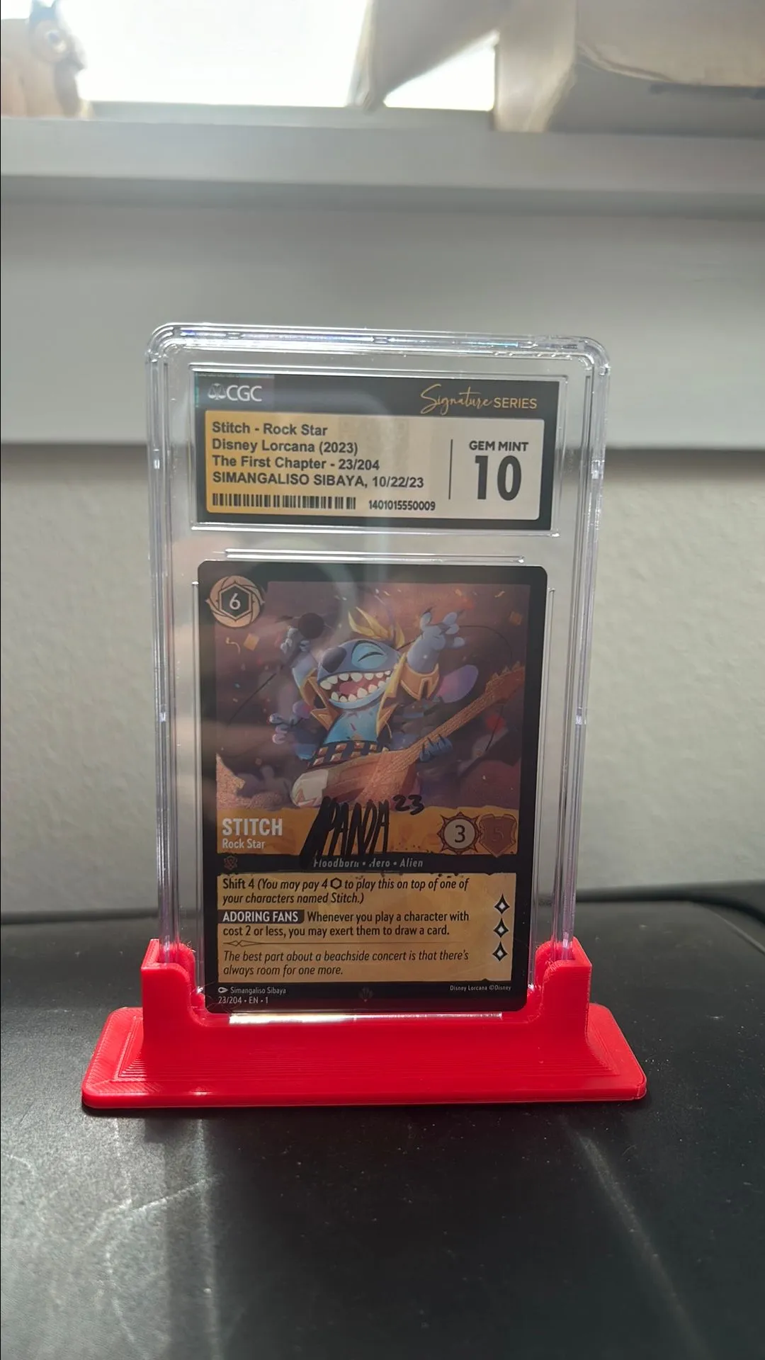 Product image for Signed Rock Star Stitch CGC 10