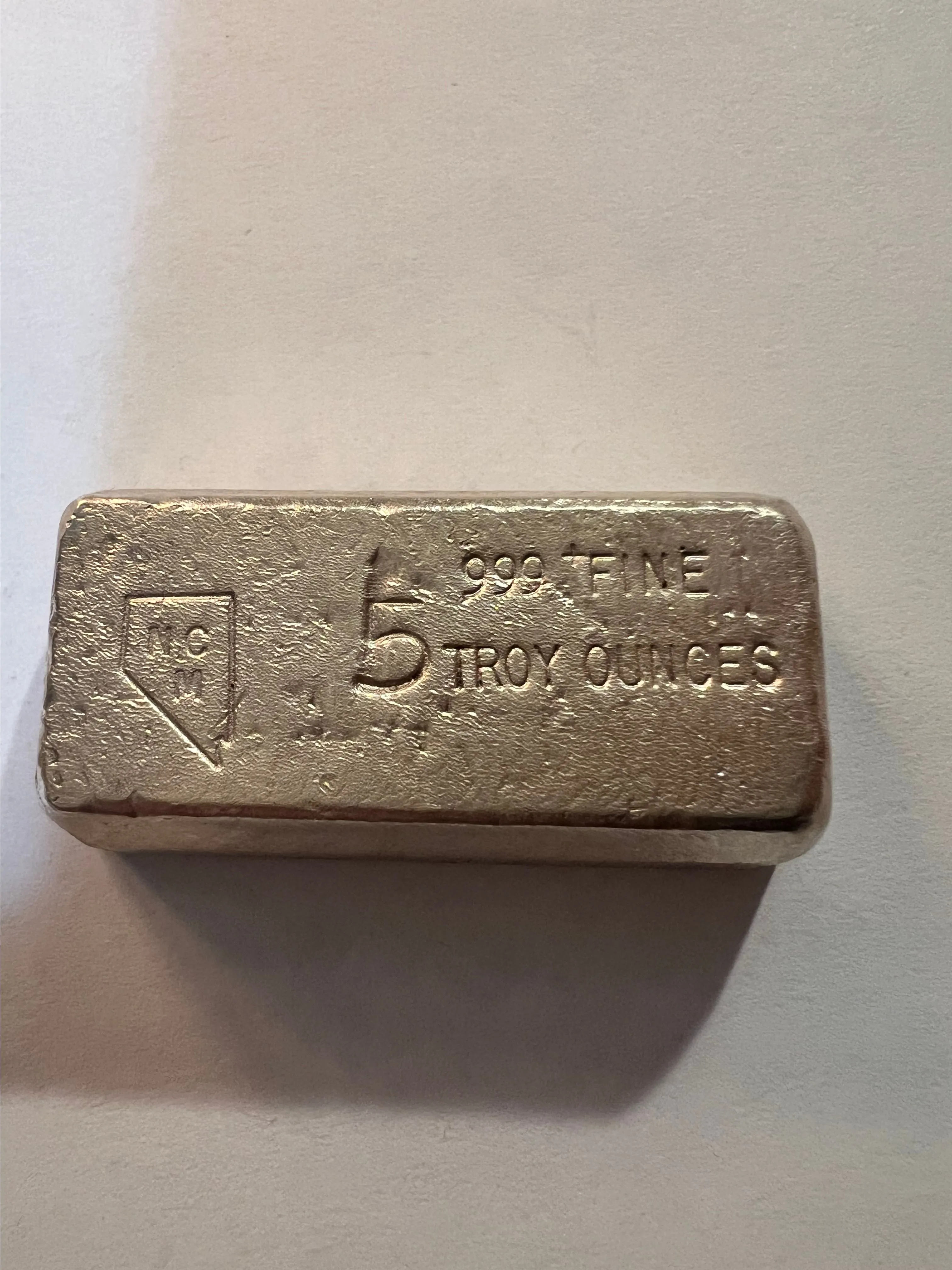 Product image for Nevada Coin Mart 5oz vintage poured bar