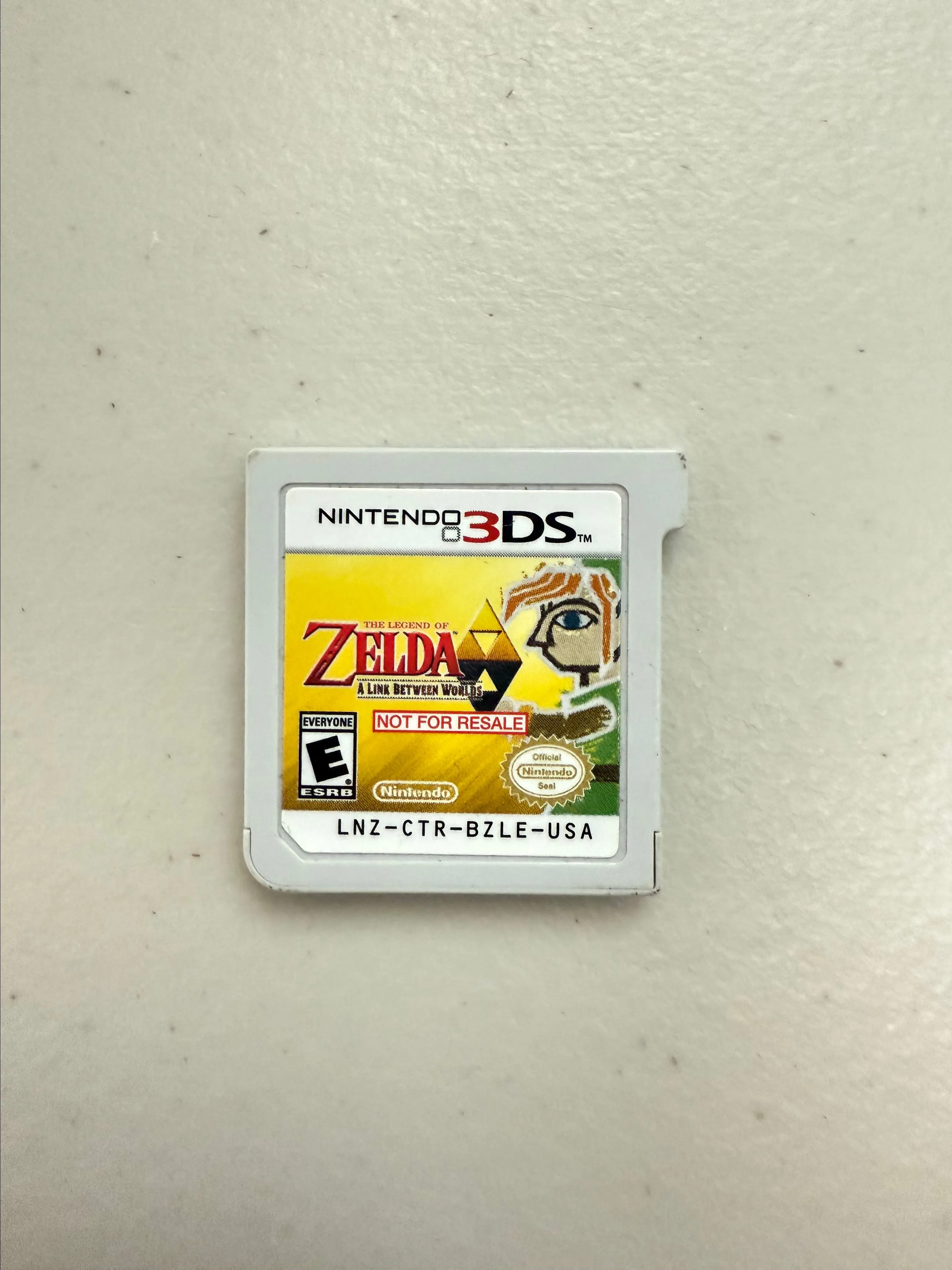 Product image for Zelda a link between worlds Not For Resale cartridge for 3ds