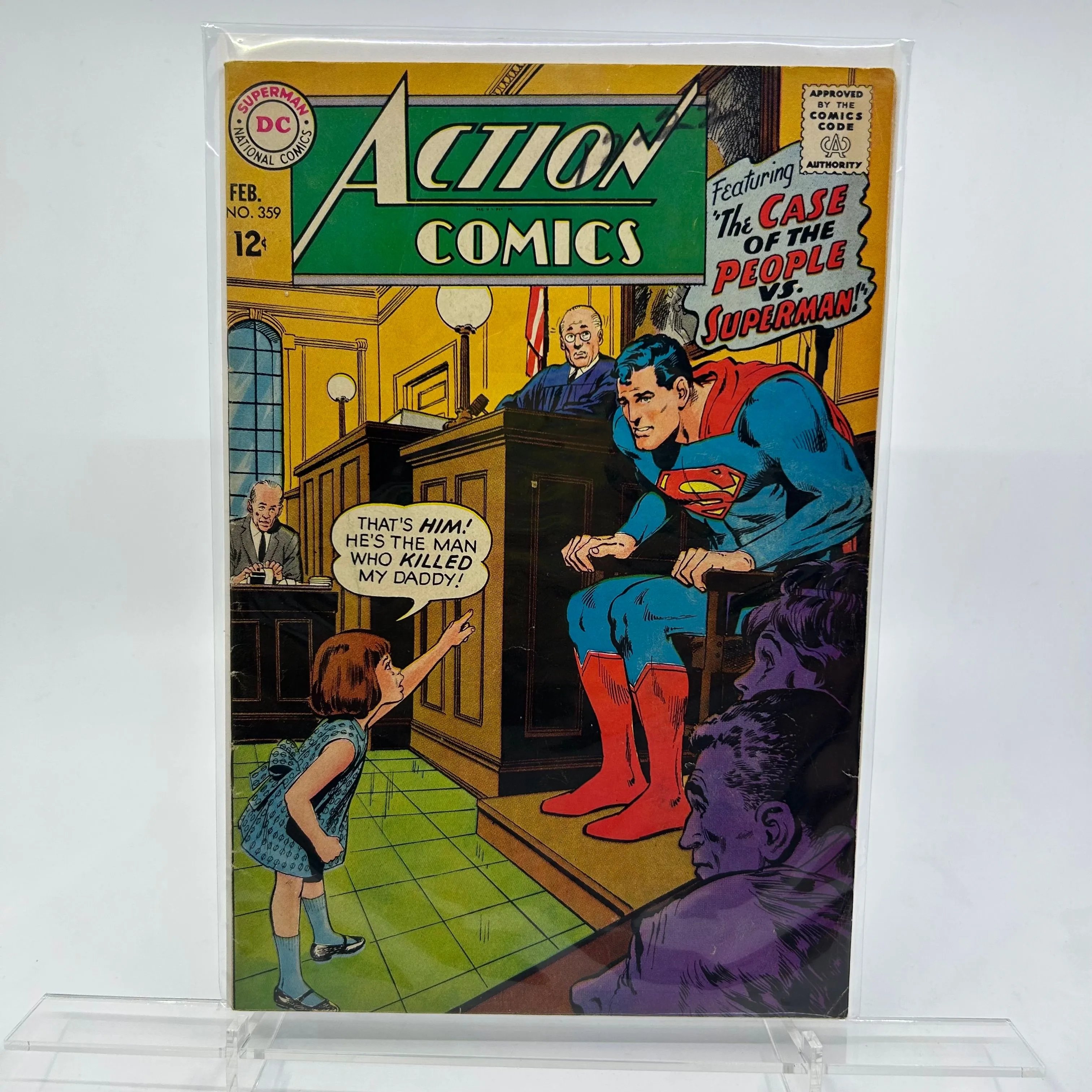 Product image for Comic Book - Action Comics #359 - Silver Age Superman Spectacle! 🌟💪