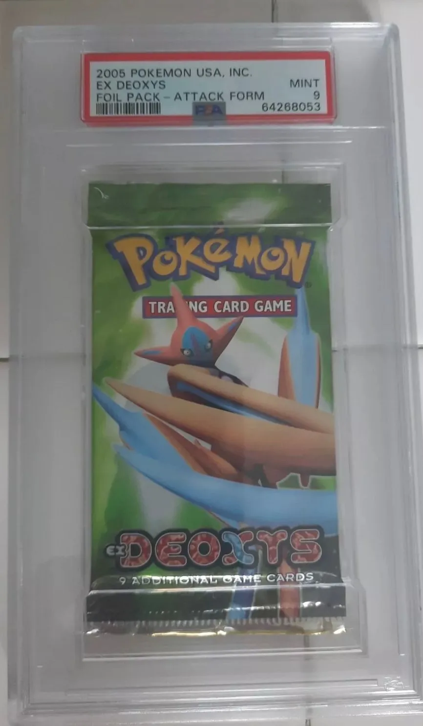 Product image for Pokemon EX Deoxys Booster Pack Attack Forme PSA 9 MINT -