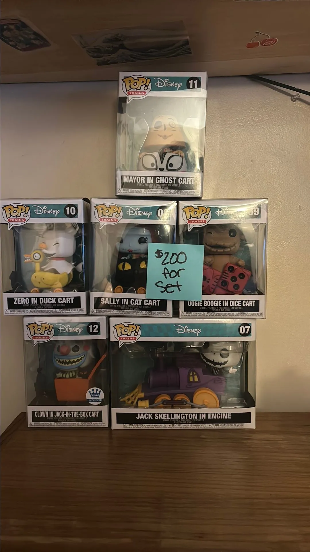 Product image for MINT* Entire nightmare before Christmas train set
