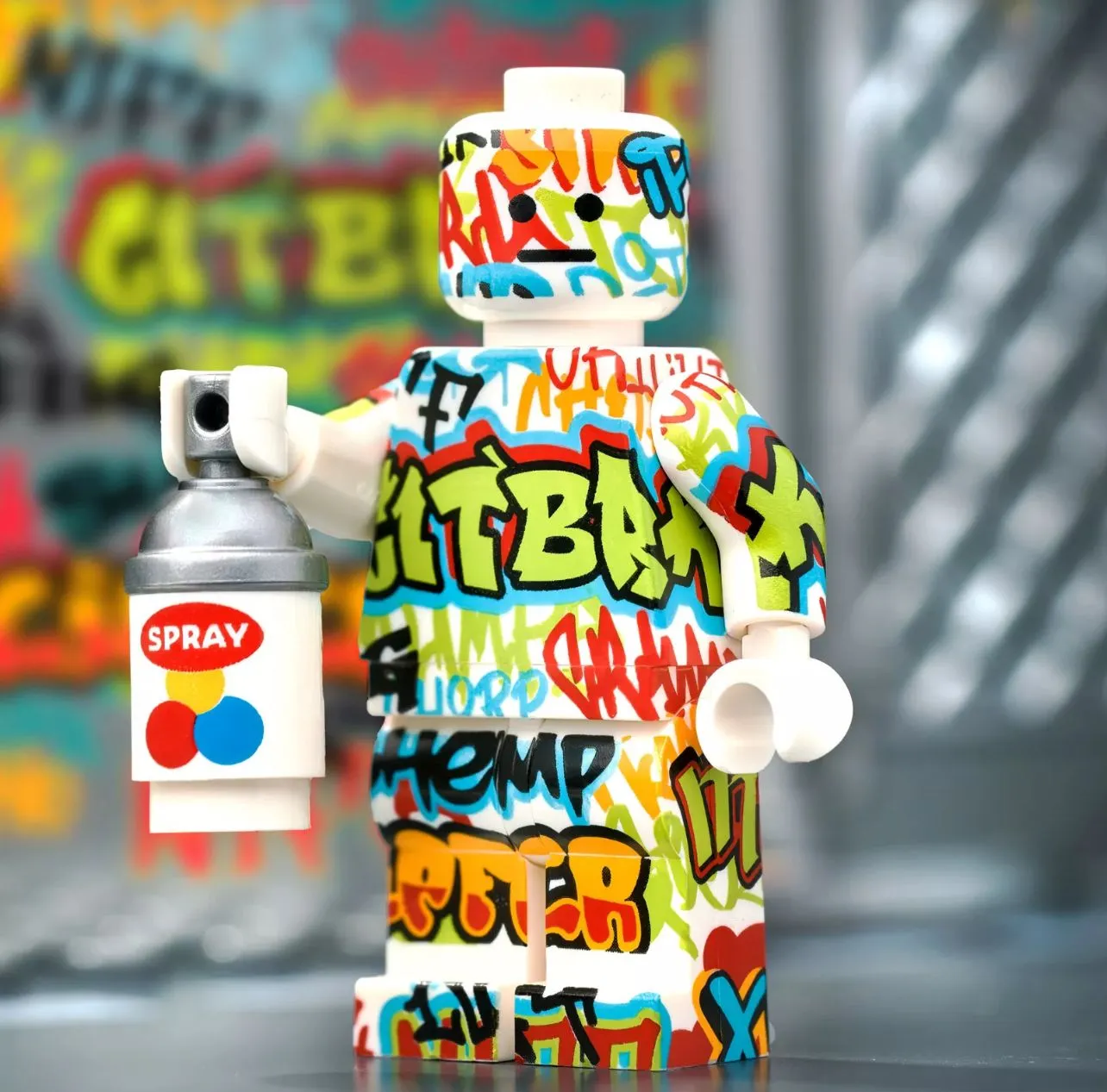 Product image for 2024 NYCC Exclusive Graffiti Artist Minifigure