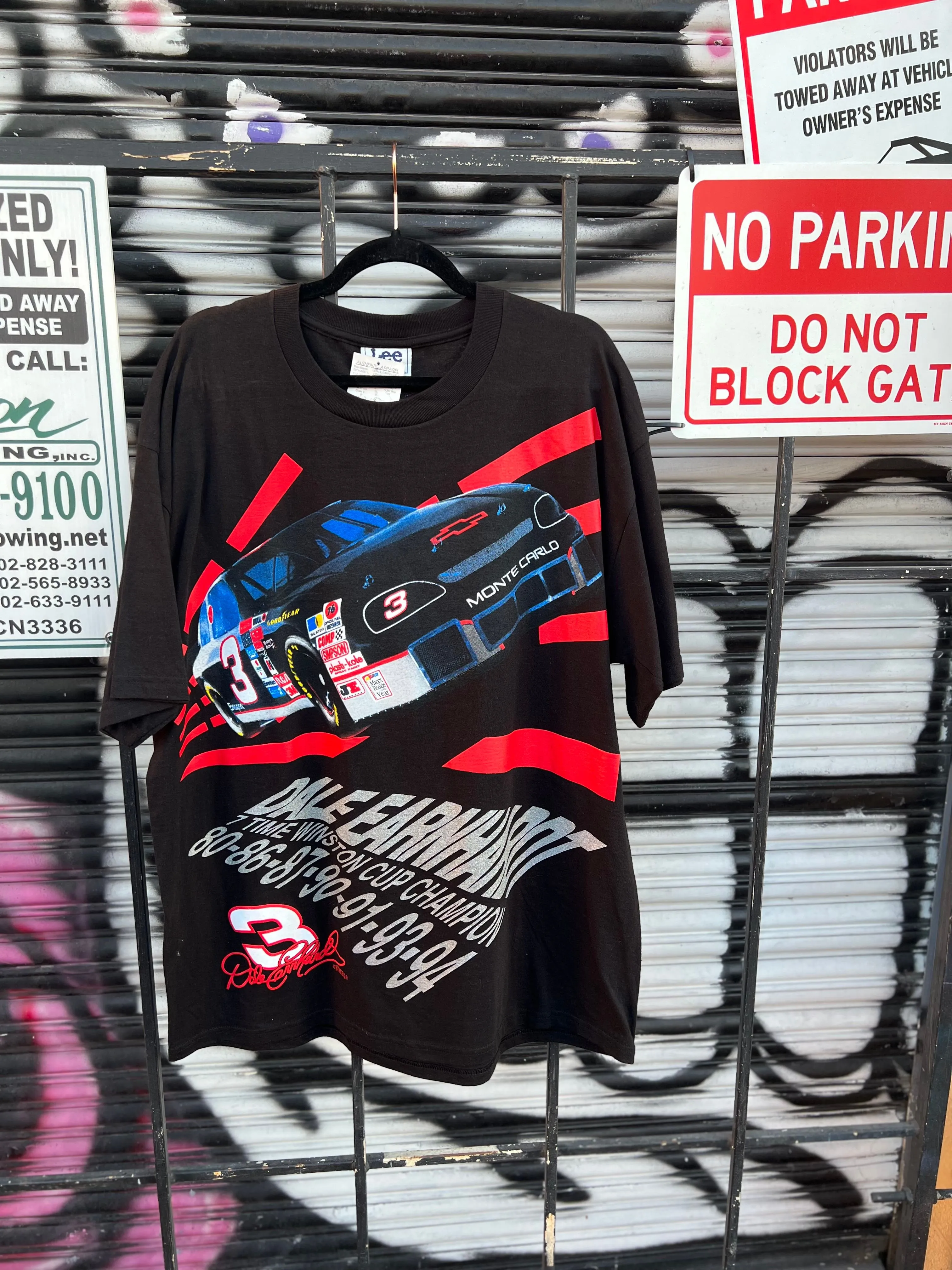 Product image for NASCAR Lee Sport Dale Sr 7x Champion AOP XL NWT