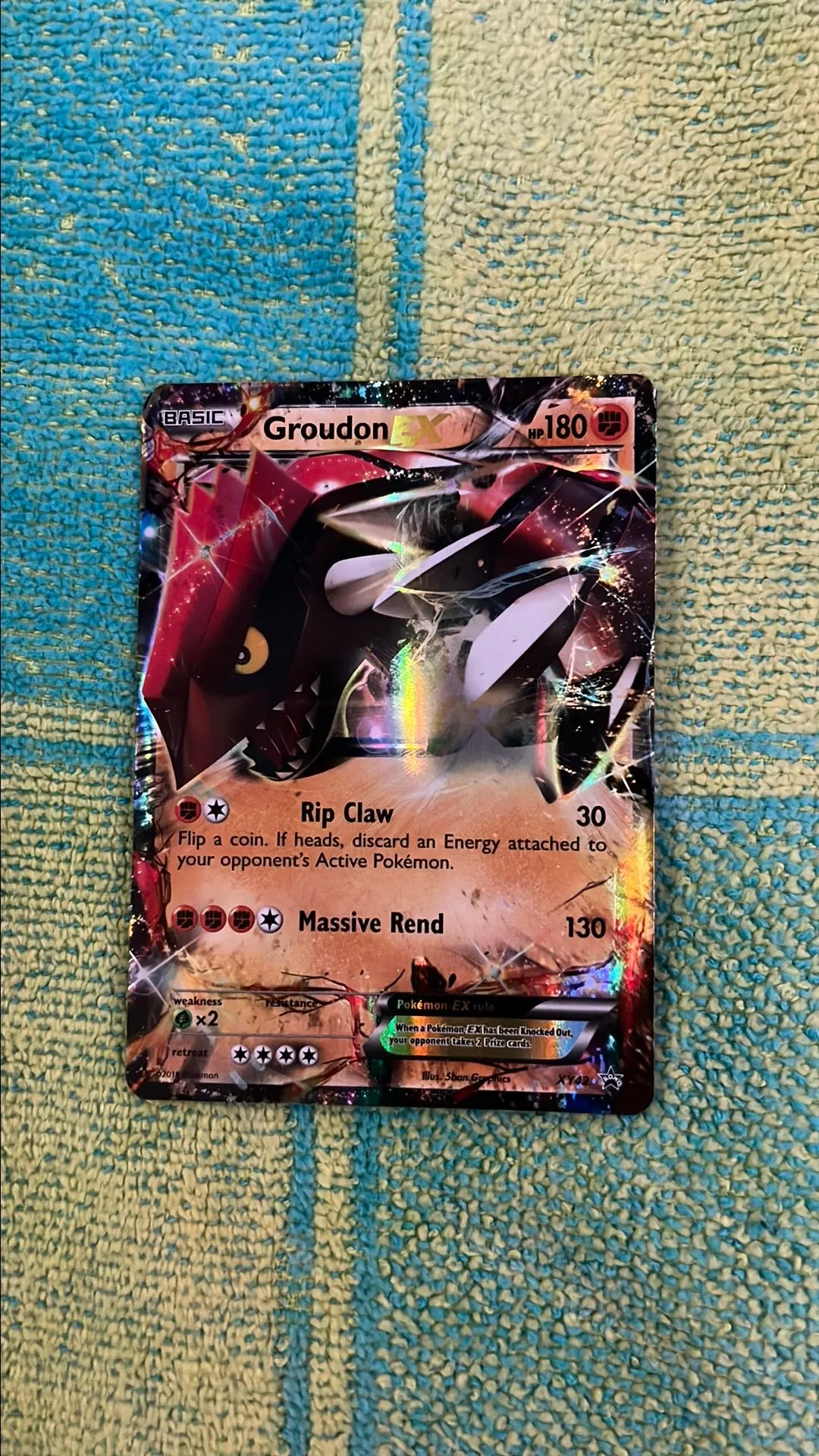 pokemon tcg prismatic evolution card list Pokémon TCG Black Star Promo - Groudon EX XY42 main image 0