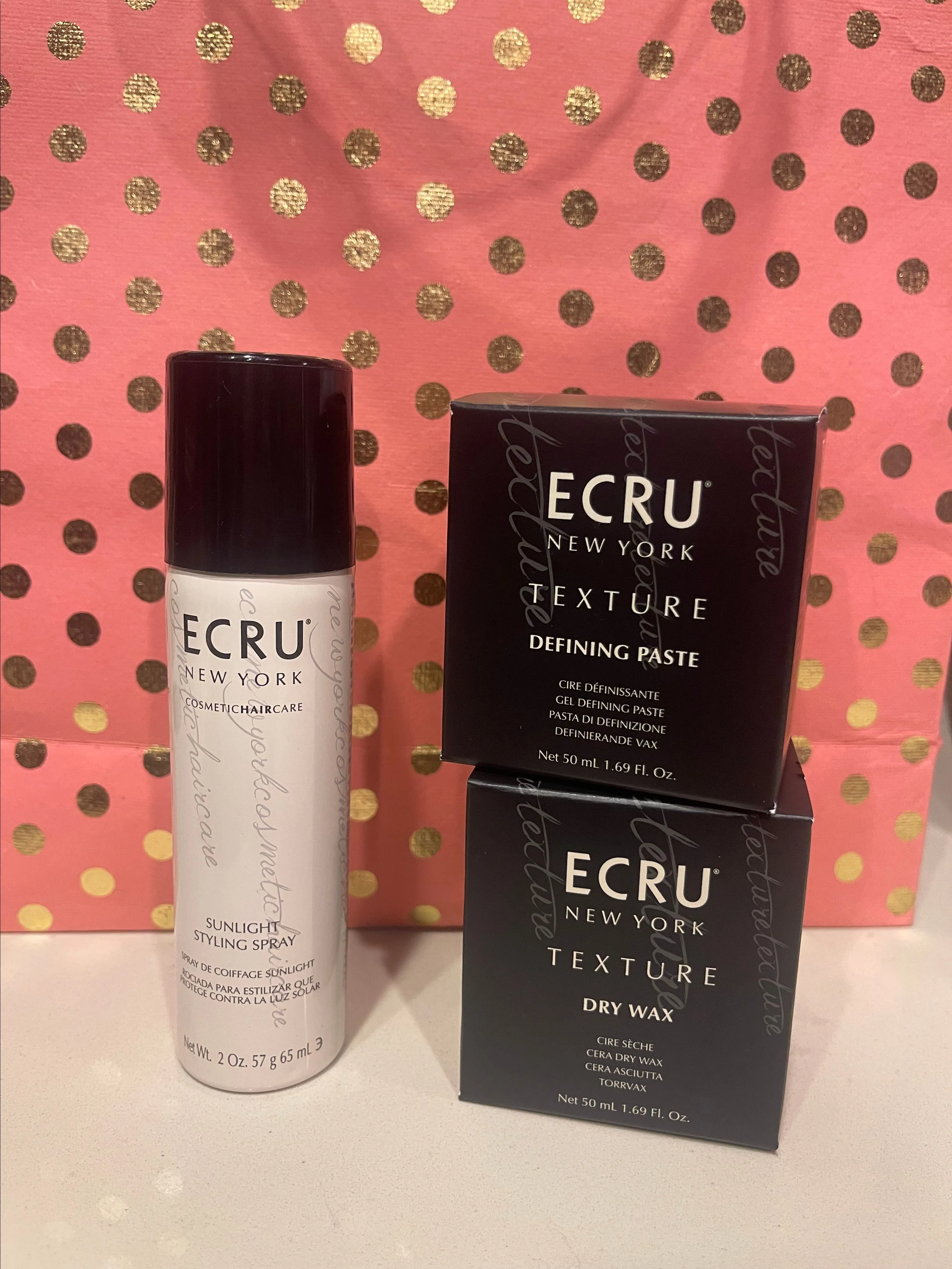 Product image for Get 3 ECRU hair style products for $30