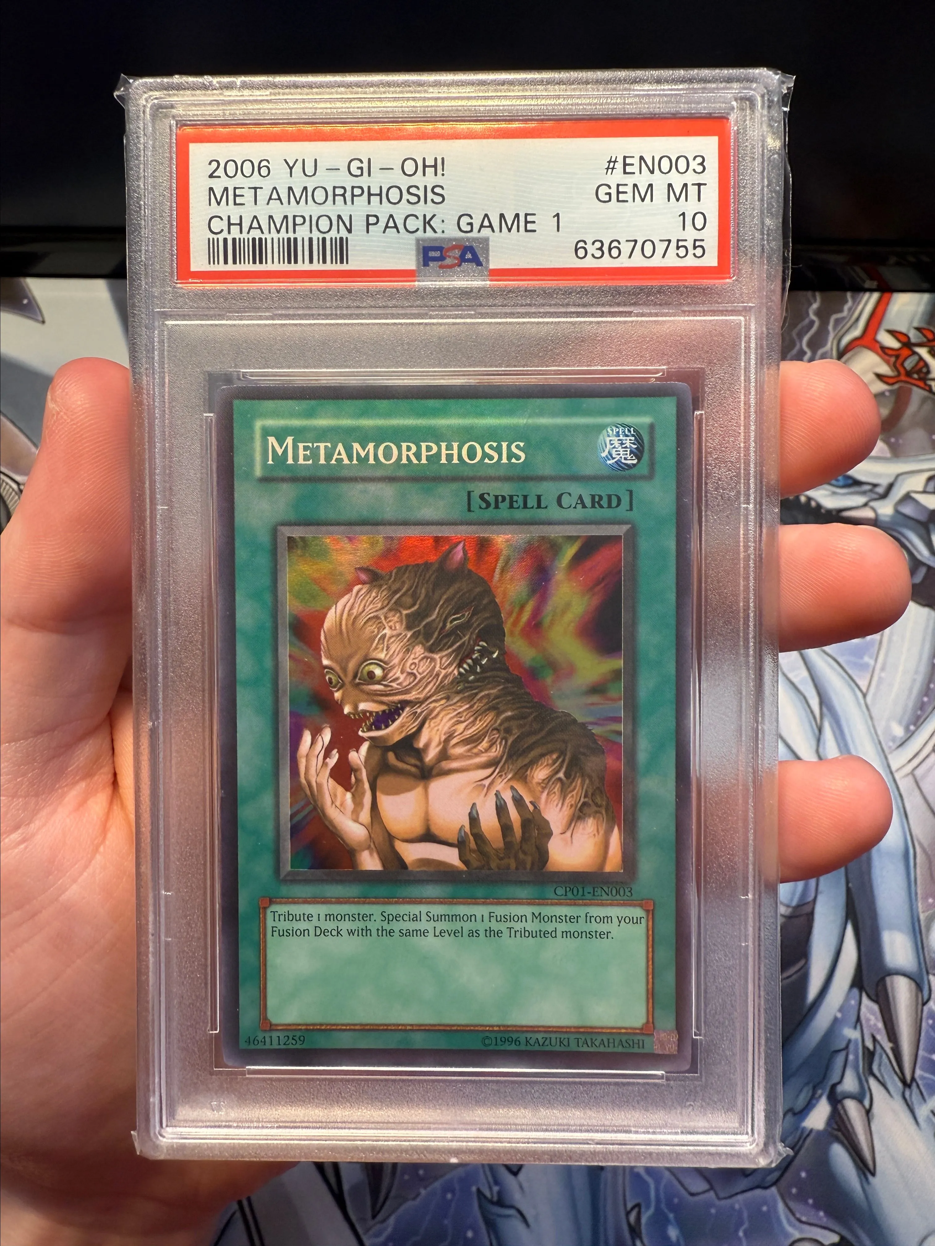 Product image for 2006 Yu-Gi-Oh! Champion Pack: Game 1 Metamorphosis Champion Pack: Game 1 PSA GEM MT 10