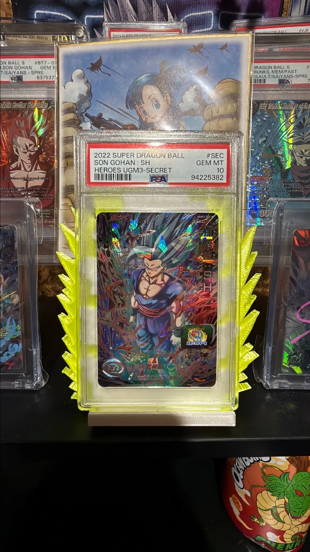 Product image for Son Gohan PSA 10 Super Dragon Ball Heroes UGM3-SEC 2022 SH Beast Bandai Holo