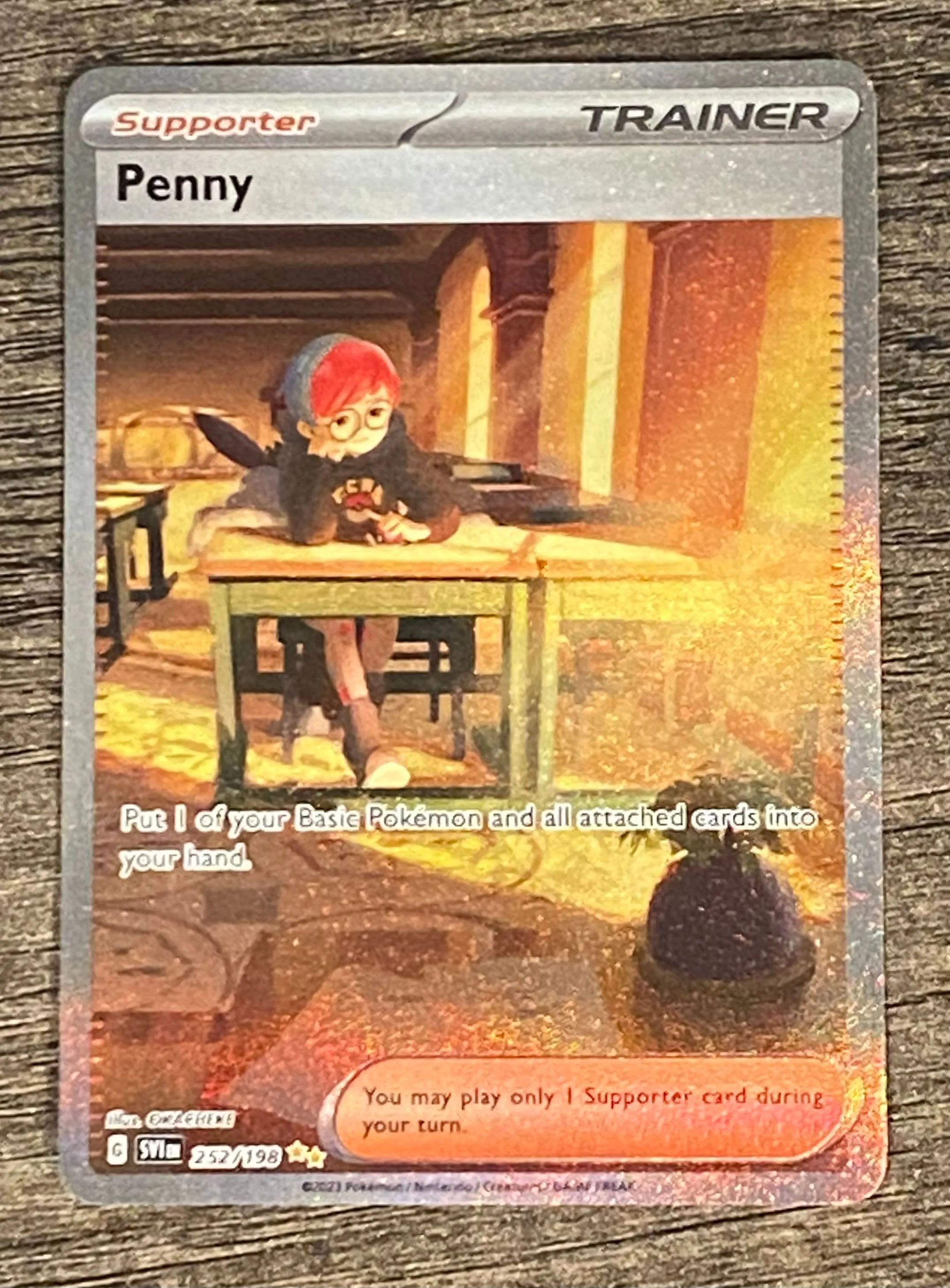 Pokemon Penny 252/198 Special Illustration Rare Scarlet & Violet Base   Whatnot: Shop, Sell, Connect