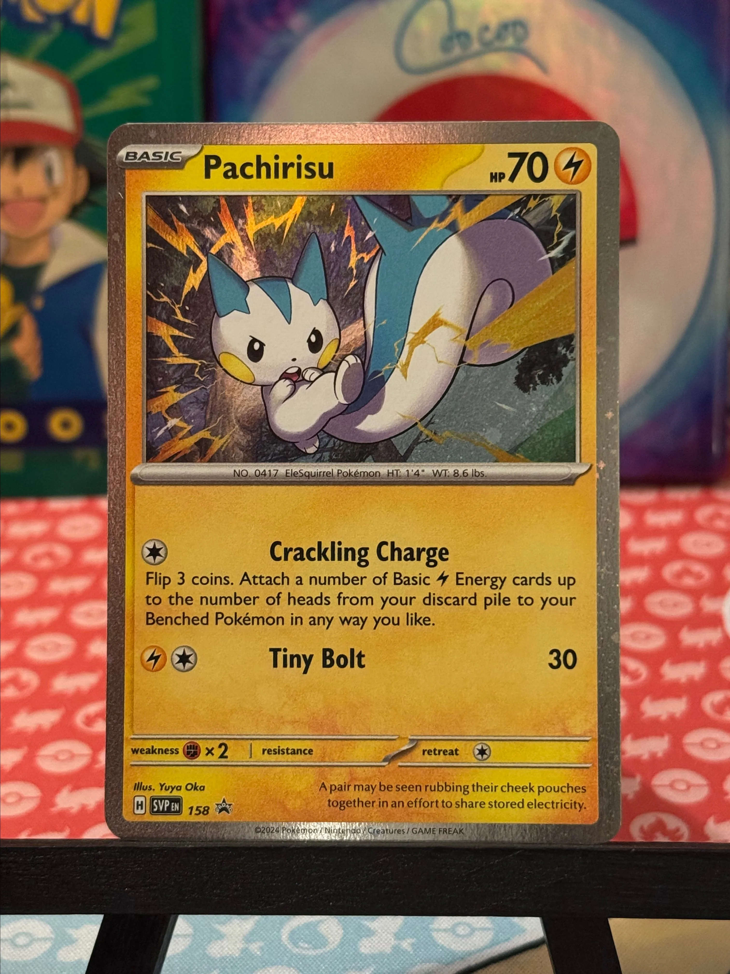 Pachirisu 158 Cosmos Holo  Whatnot: Shop, Sell, Connect